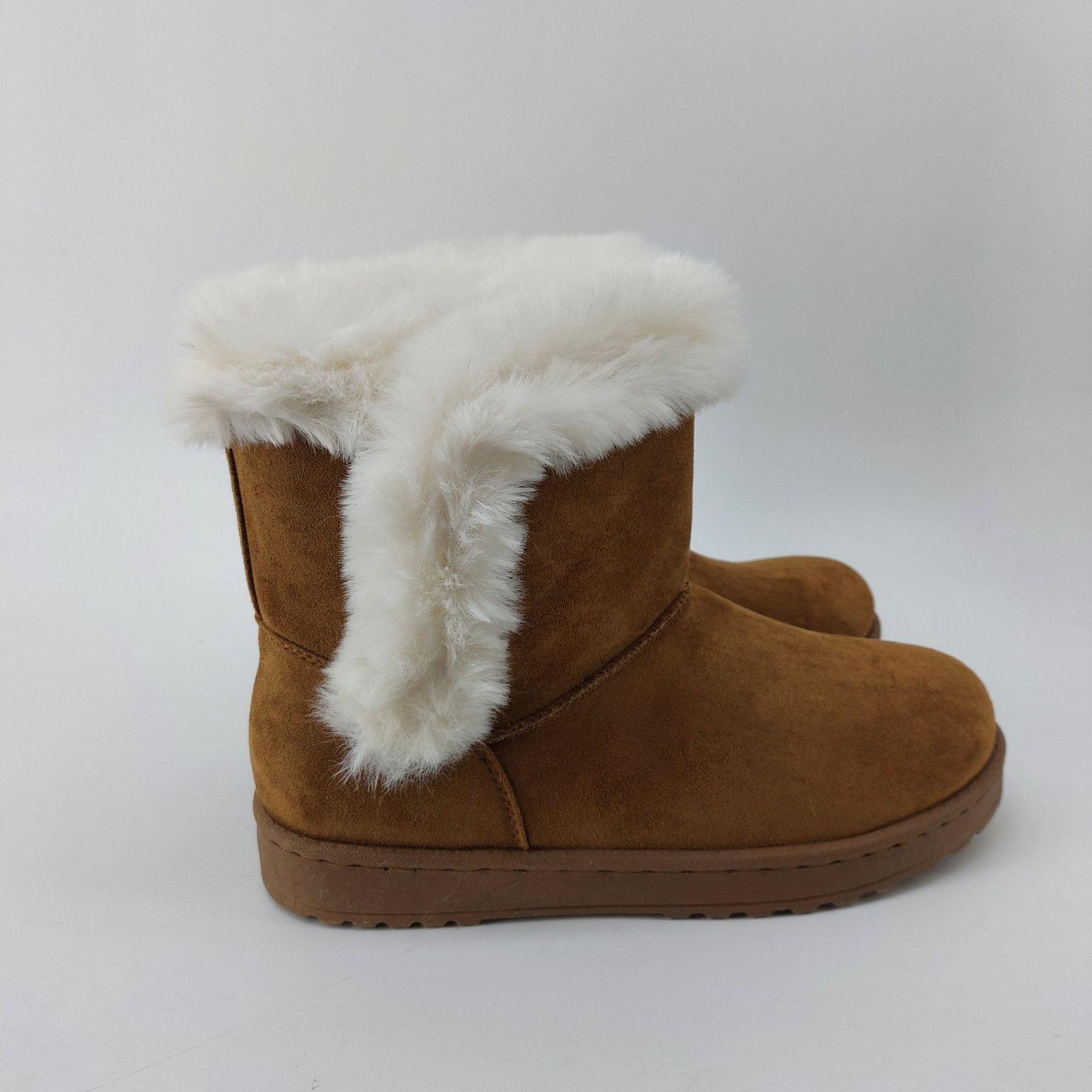Other SO Womens Size 8 Abigail Women's Boots Faux-Fur Winter Brown Size US 8 / IT 38 - 2 Thumbnail