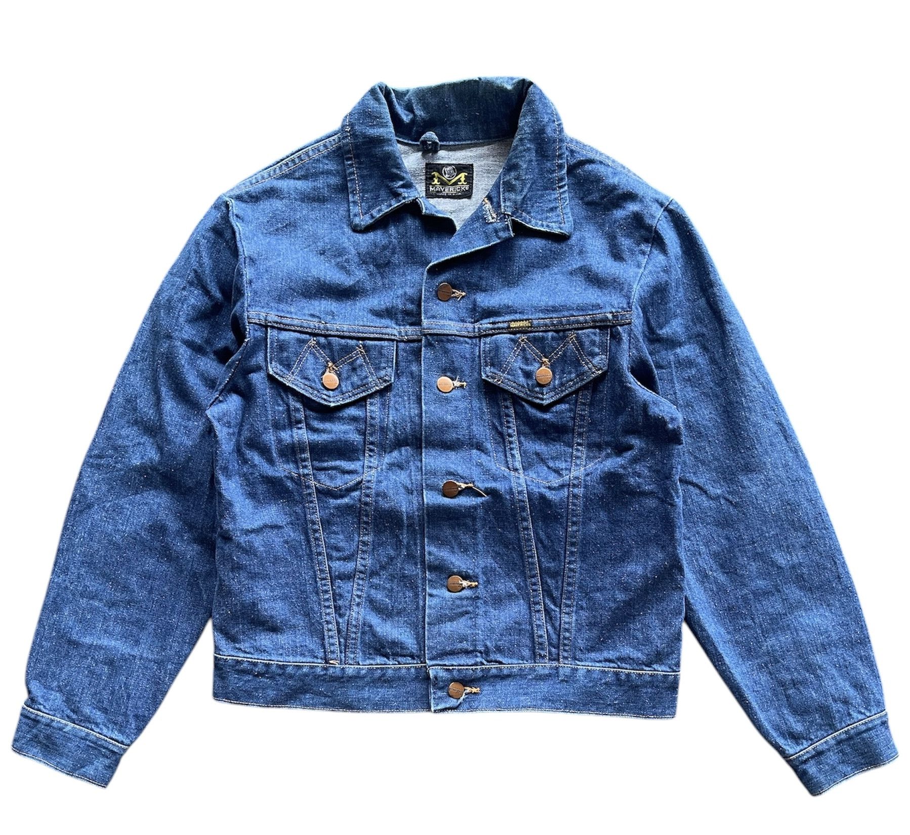 Vintage Vintage Maverick Blue Bell Denim Jacket Size US M / EU 48-50 / 2 - 1 Thumbnail