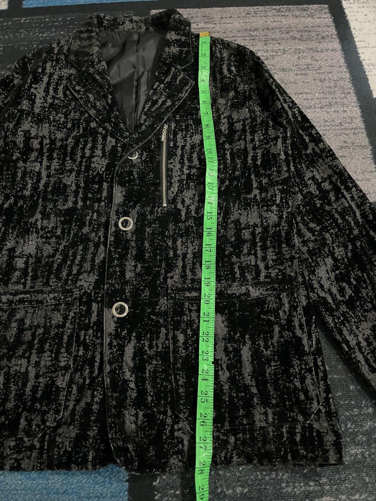 Japanese Brand Agate Snap Button Coat Blazer Size 42R - 17 Thumbnail