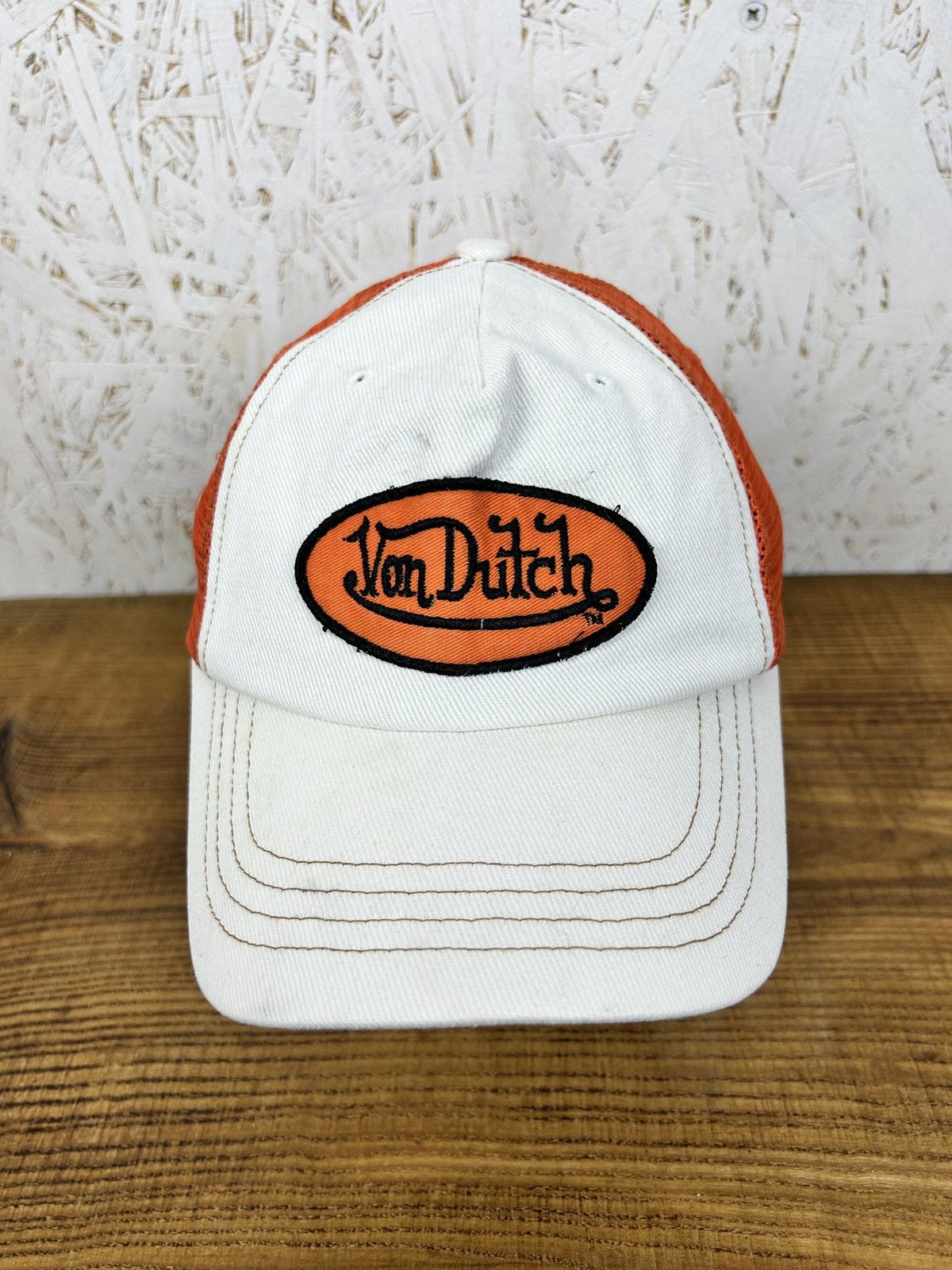 Christian Audigier Vintage Von Dutch Y2K Trucker Cap Hat By Audigier OS Size ONE SIZE - 2 Thumbnail