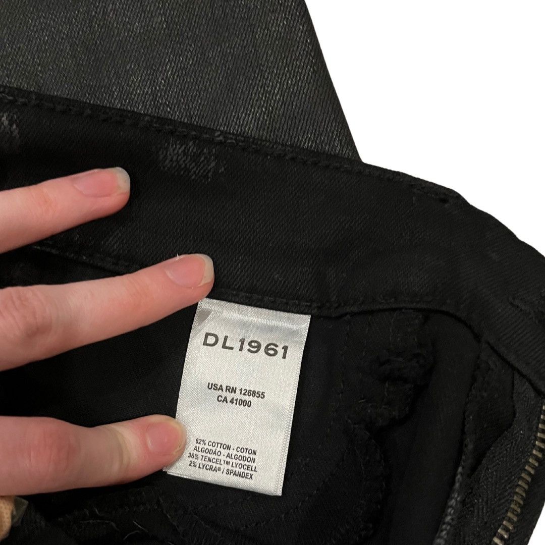 DL1961 Never Worn Straight Leg Brushed Black Jeans Size 24" / US 00 / IT 34 - 5 Thumbnail