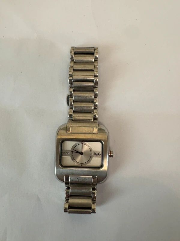 Dolce & Gabbana D&G Time Square Stainless Steel Watch, c.2000s Size ONE SIZE - 5 Thumbnail