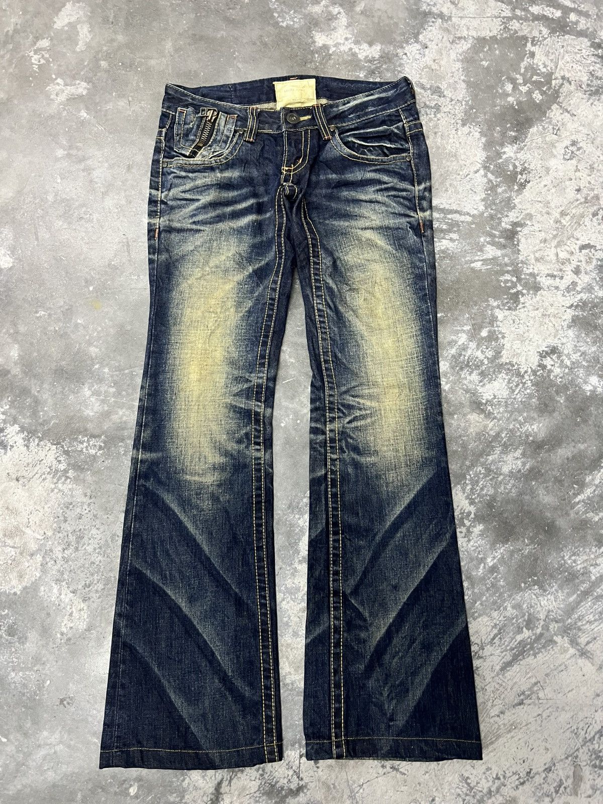 Japanese Brand × Jean FLARED‼️LOLITA RUSTY DISTRESSED DENIM PANT Size US 28 / EU 44 - 3 Thumbnail