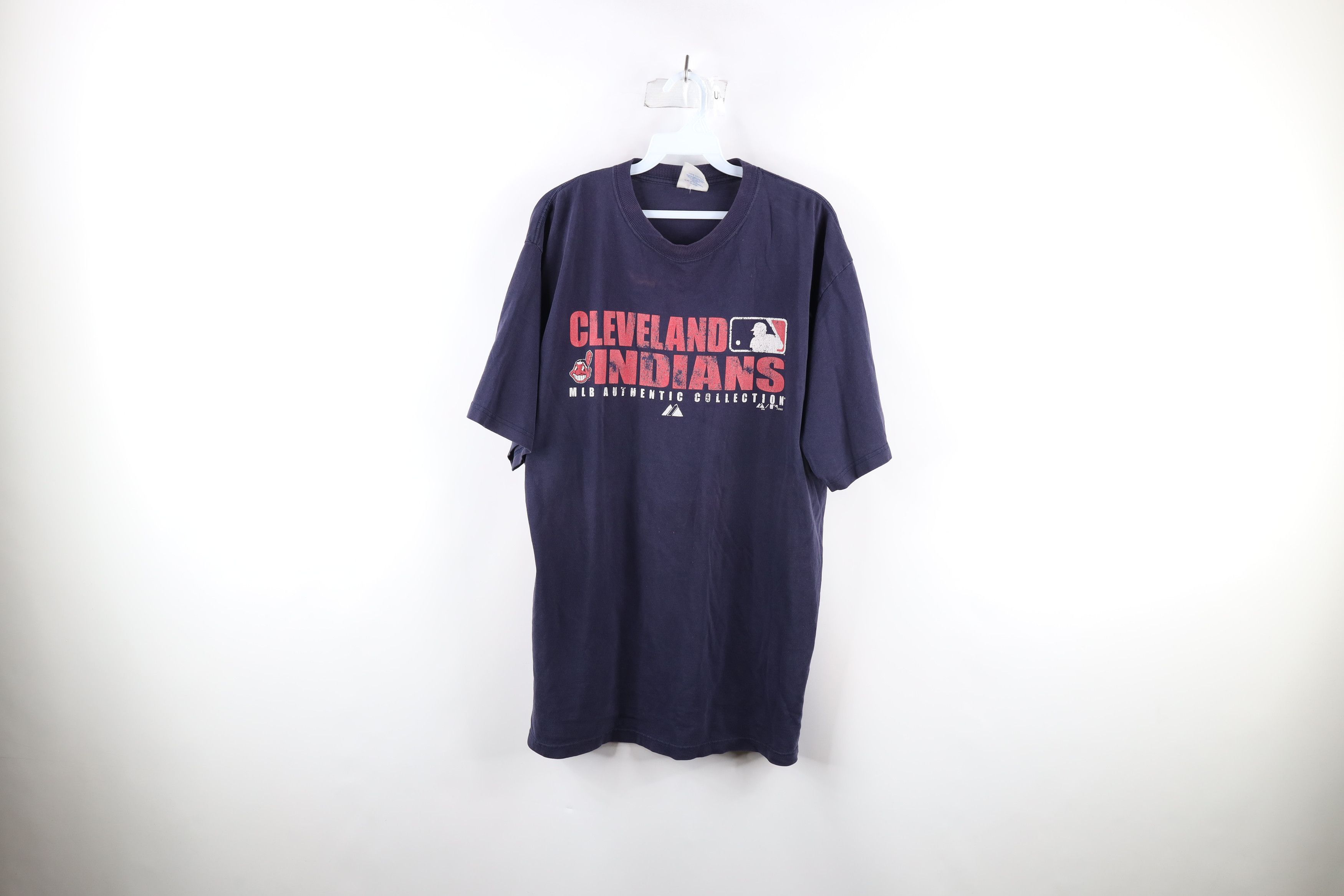 Majestic Vintage Majestic Wahoo Cleveland Indians Baseball T-Shirt Size US L / EU 52-54 / 3 - 1 Thumbnail