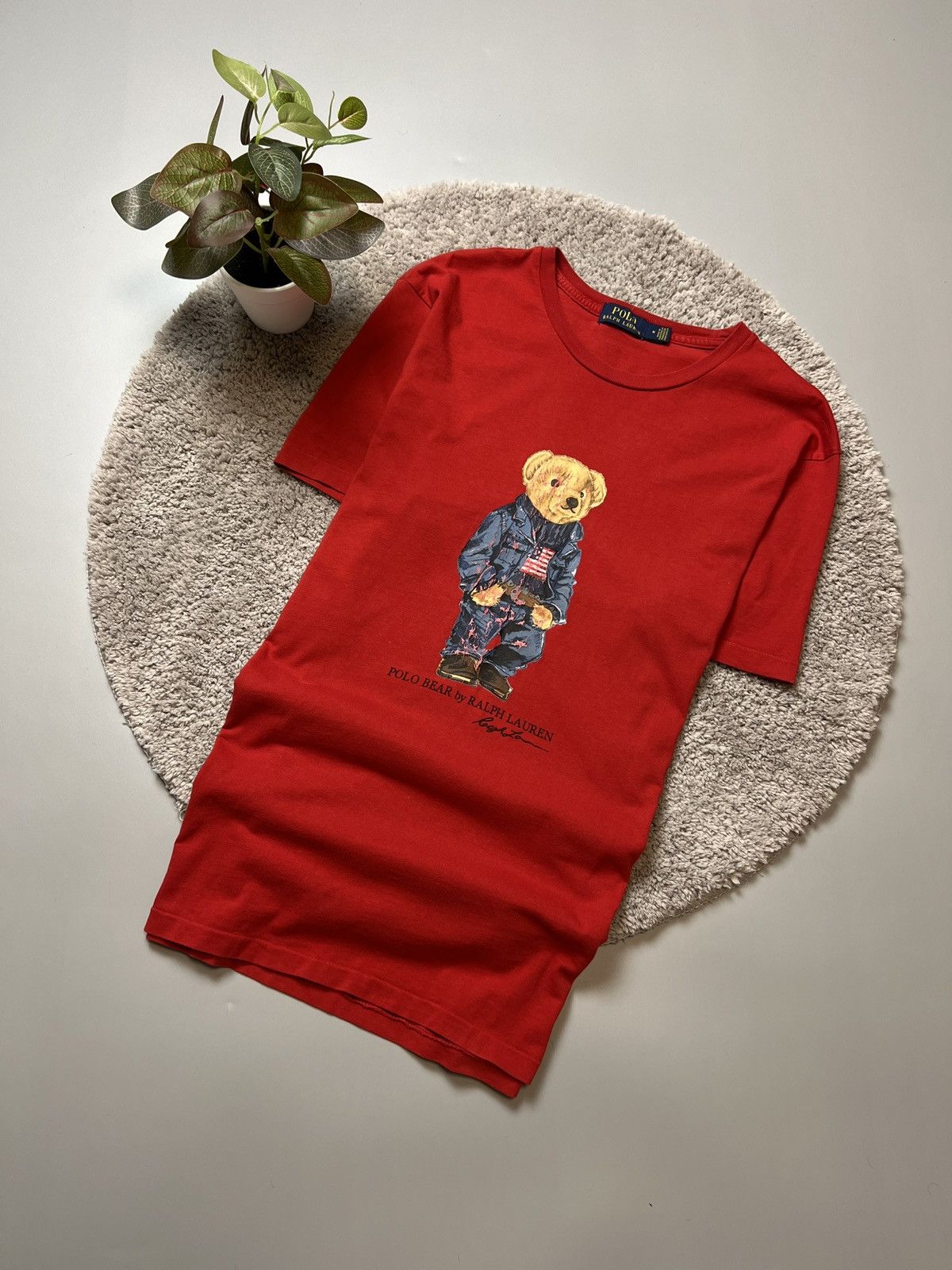 Polo Ralph Lauren × Ralph Lauren Ralph Lauren Polo Bear Big Logo T shirt Size US M / EU 48-50 / 2 - 1 Thumbnail