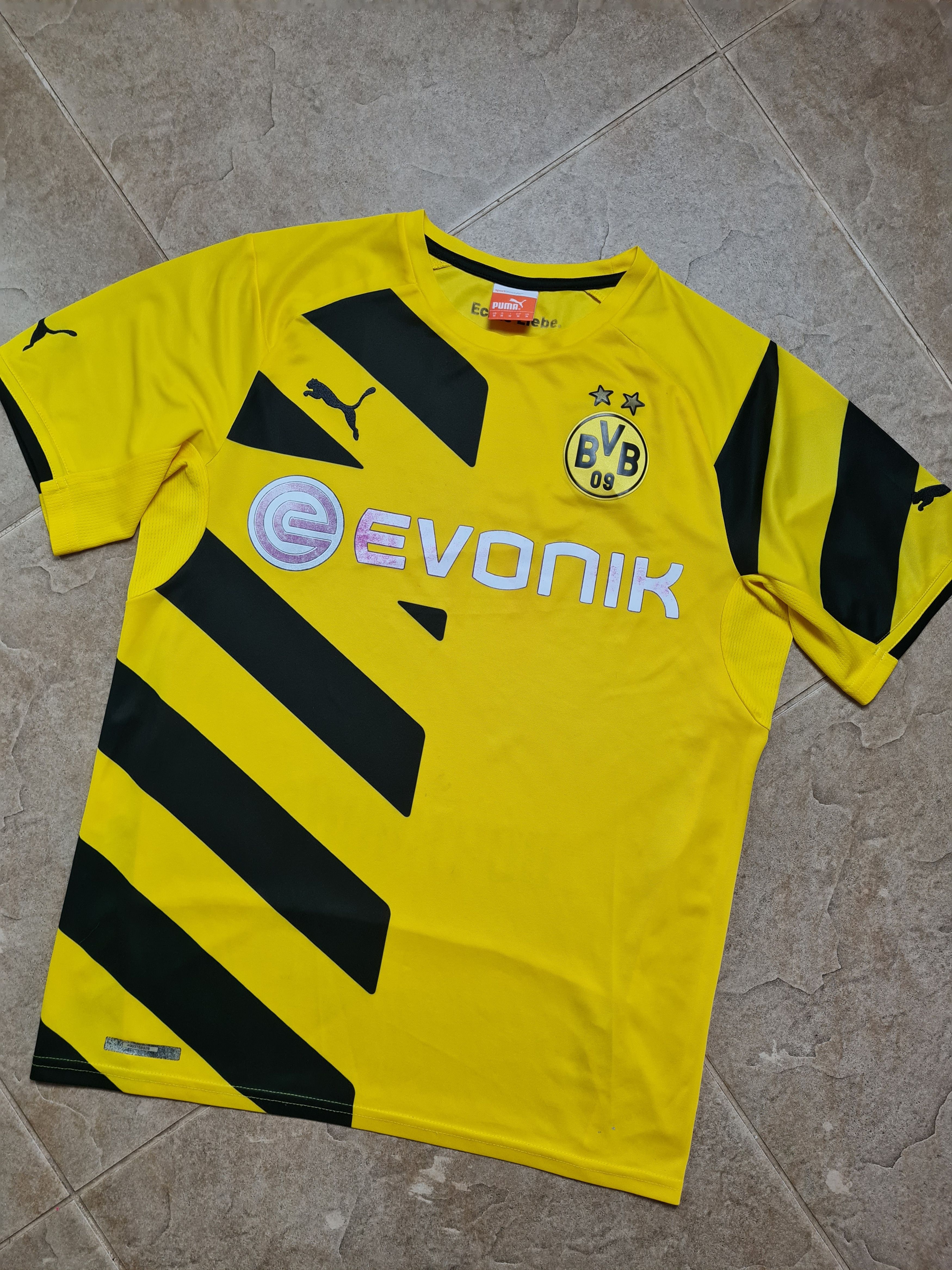 Puma Puma Borussia Dortmund BVB 2014-2015 Home Football Shirt Size US M / EU 48-50 / 2 - 2 Thumbnail