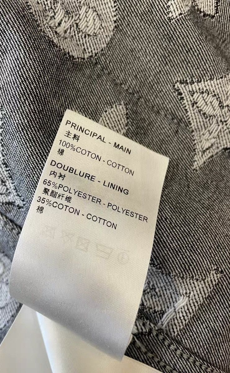 Louis Vuitton Louis Vuitton L Black Monogram Short Sleeves Denim Shirt Size US L / EU 52-54 / 3 - 8 Thumbnail