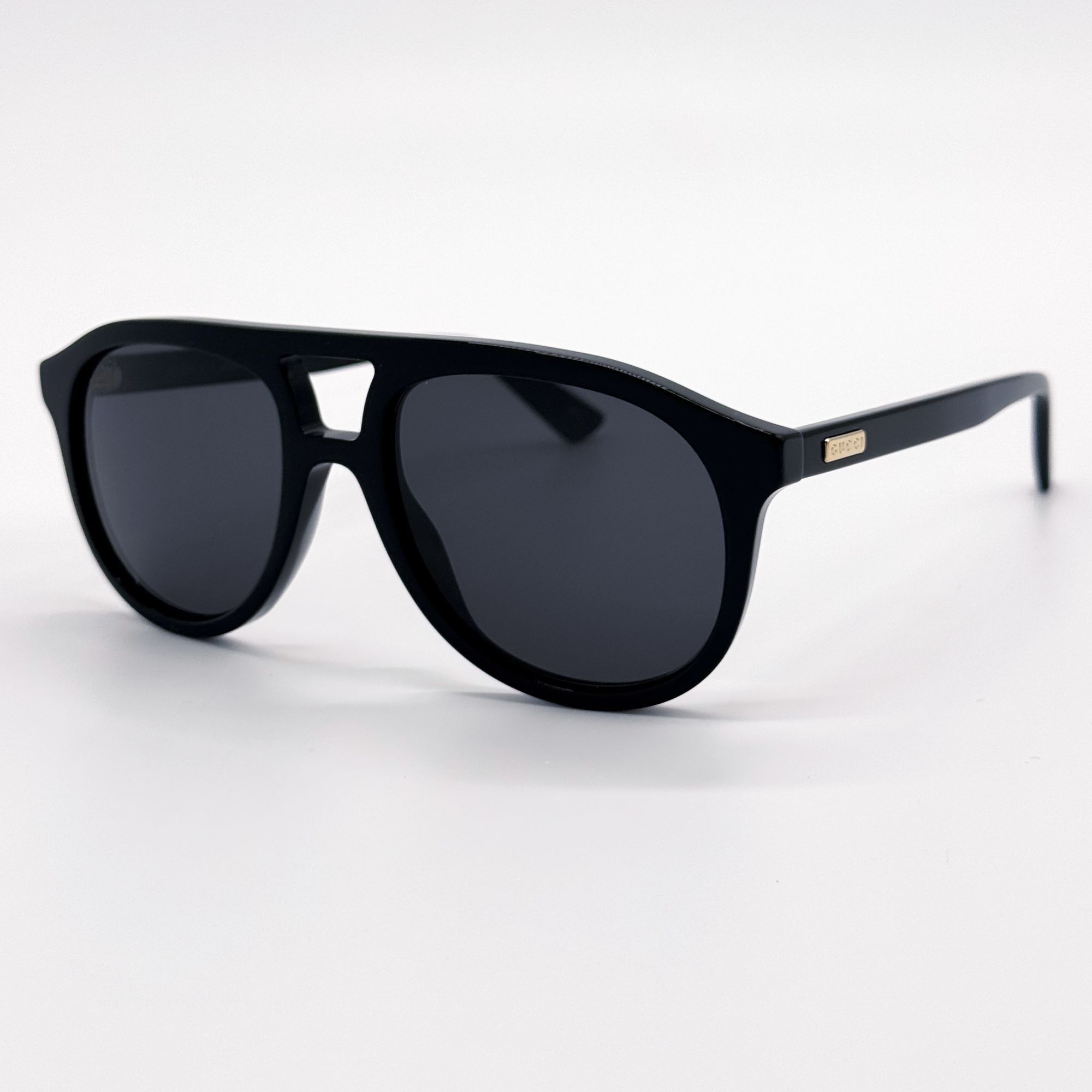 Gucci NEW GUCCI SUNGLASSES GG1320S 004 BLACK AVIATOR UNISEX GUCCI Size ONE SIZE - 3 Thumbnail