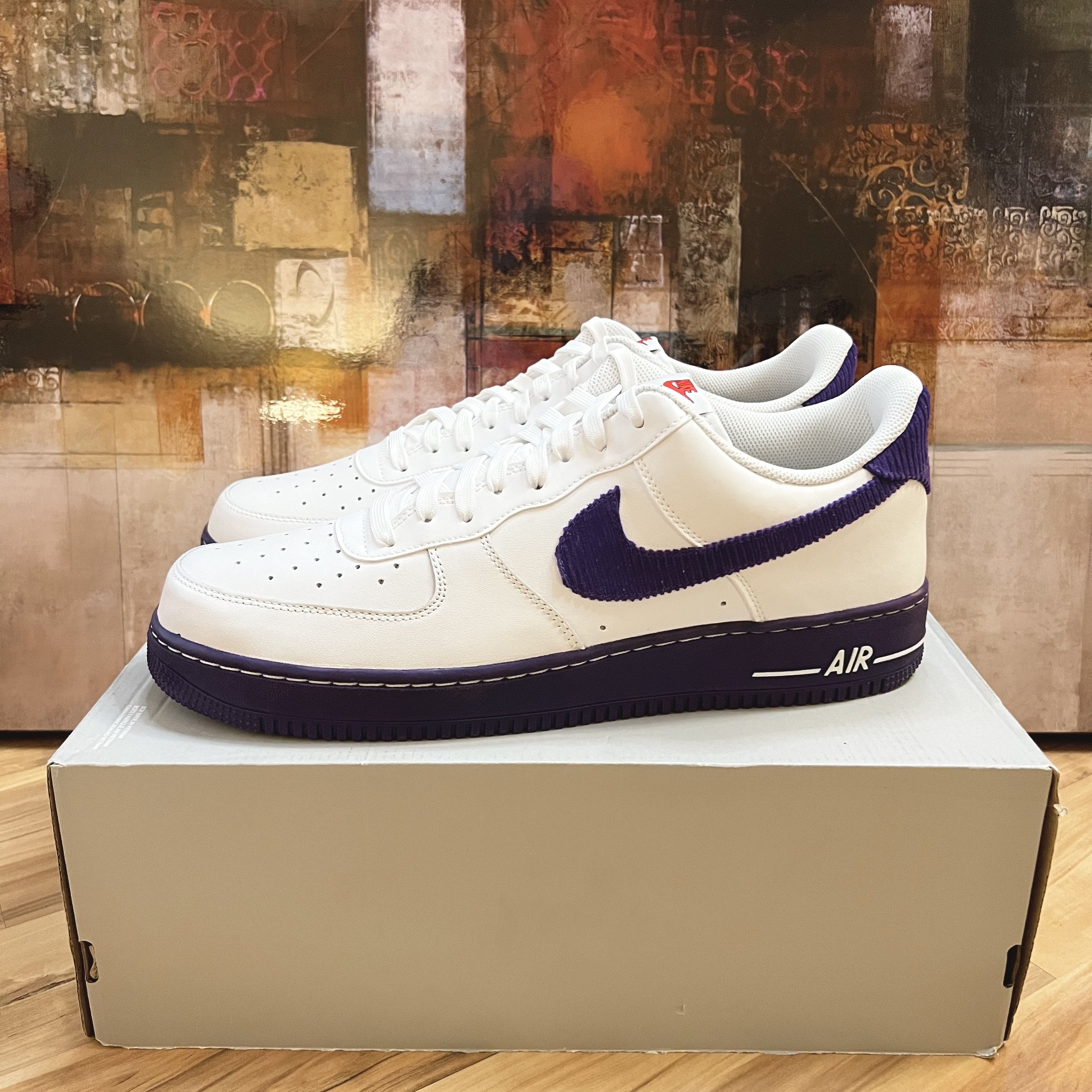 Nike Nike Air Force 1 Low Sports Specialties White / Court Purple Size US 15 / EU 48 - 2 Thumbnail