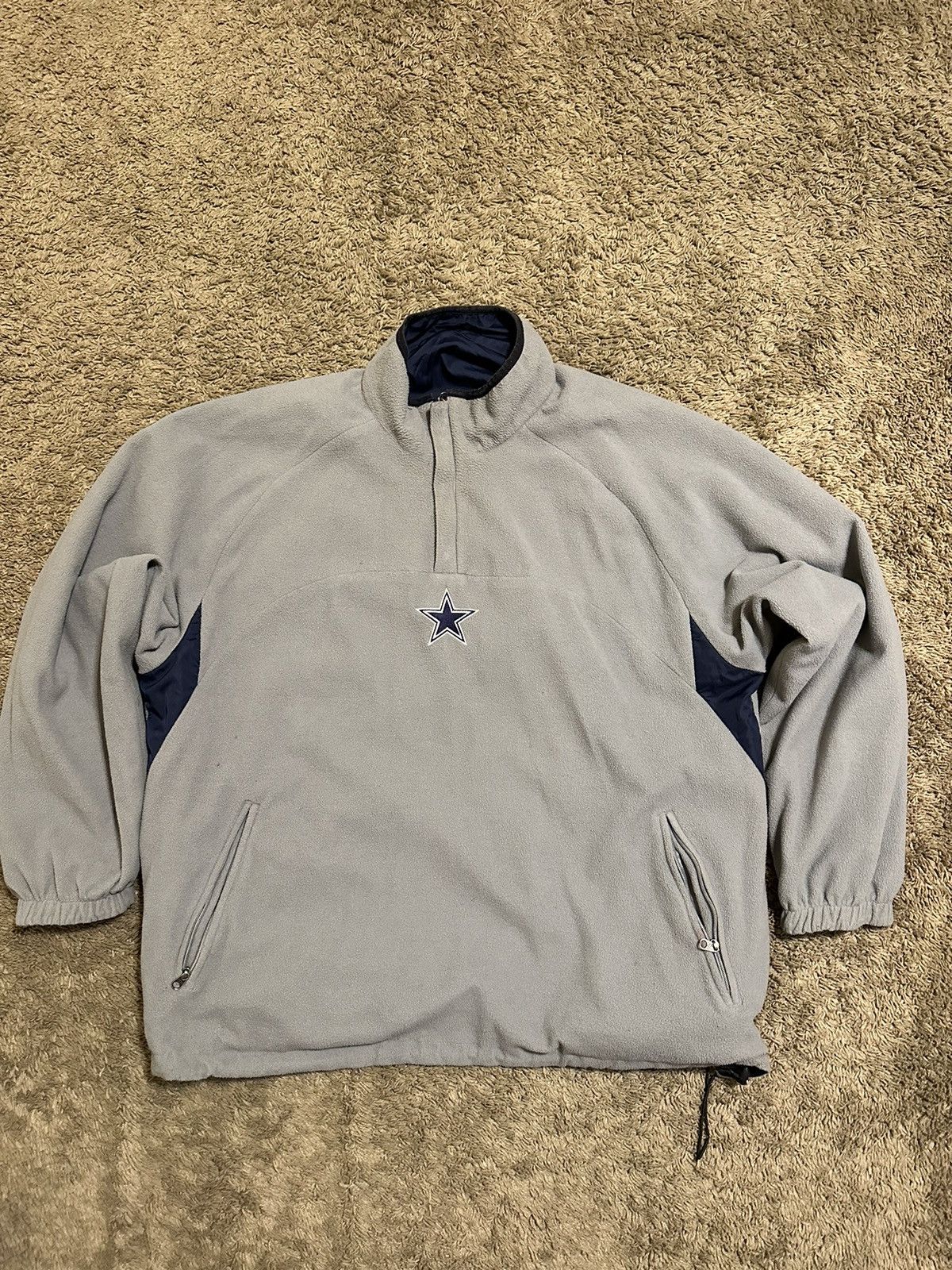 NFL × Vintage Vintage NFL Dallas Cowboys reversible sweater 90s size XL Size US XL / EU 56 / 4 - 10 Thumbnail