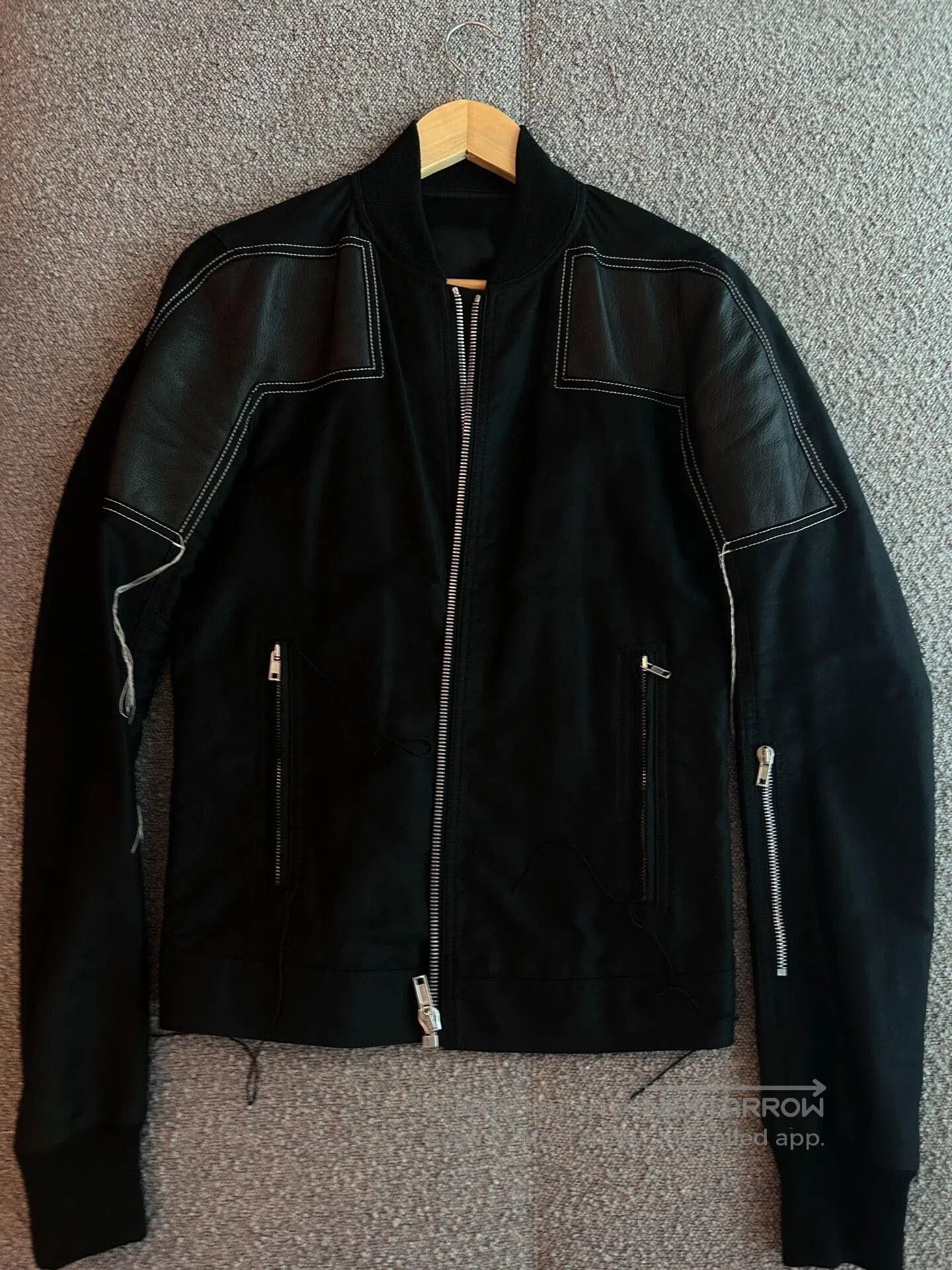 Rick Owens Rick Owens Black Zip Jacket. Size US M / EU 48-50 / 2 - 1 Thumbnail