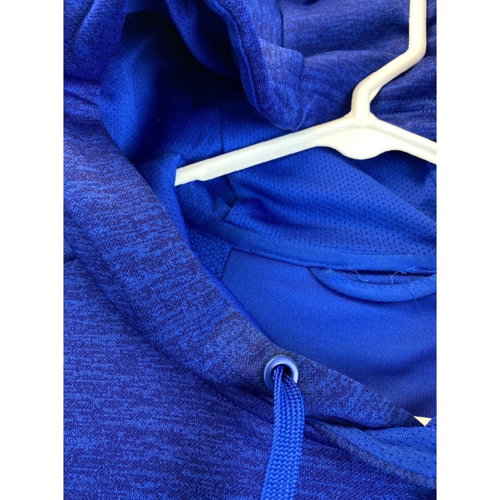 Adidas Adidas Men's Training Pullover Hoodie S royal blue climalite 92-25 XL blue Polyester Pockets Regular Style Hoodie Men Brand Size US S / EU 44-46 / 1 - 6 Thumbnail