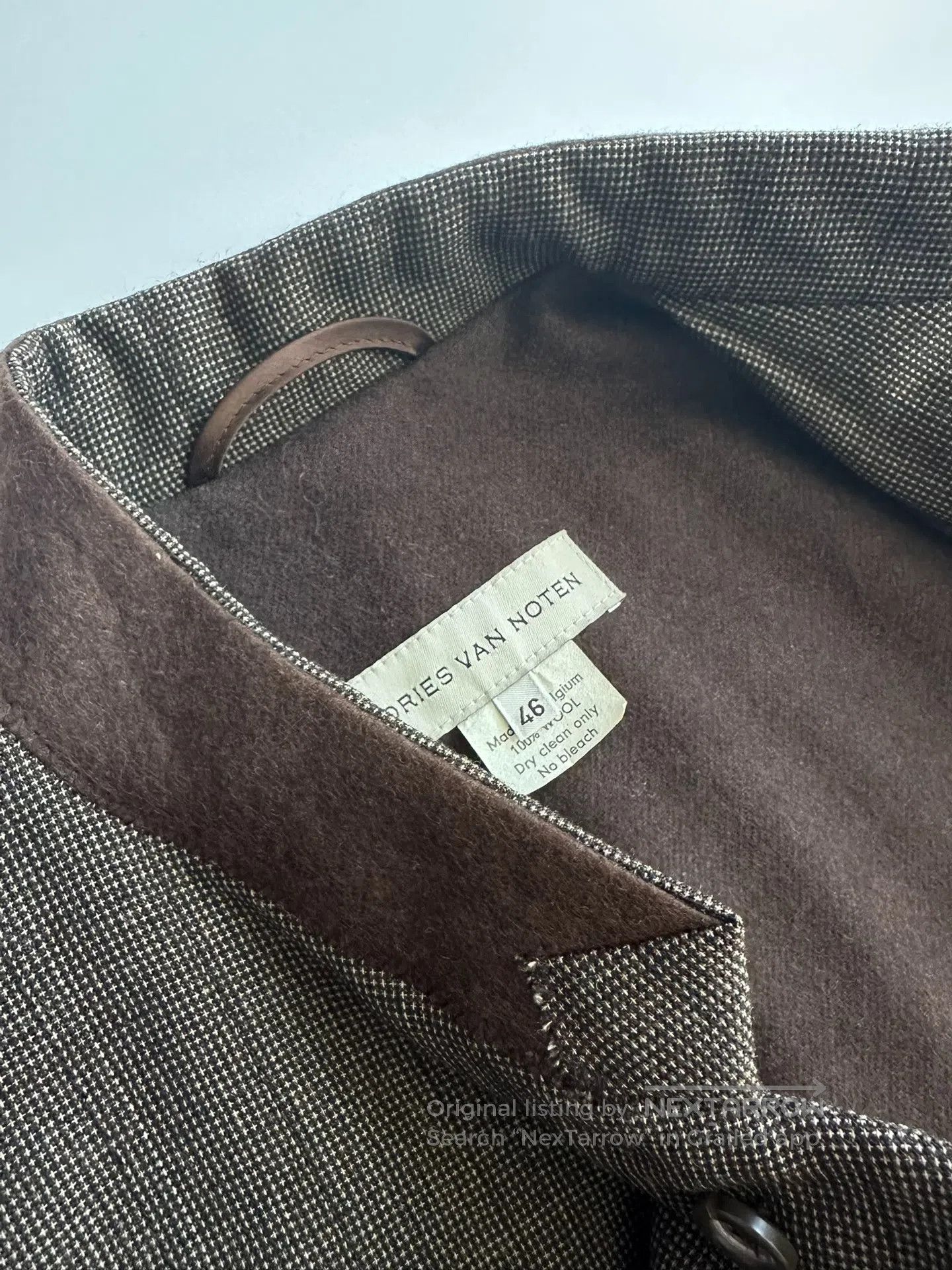 Dries Van Noten DRIES VAN NOTEN Leica-style collarless coat| Size US S / EU 44-46 / 1 - 8 Thumbnail