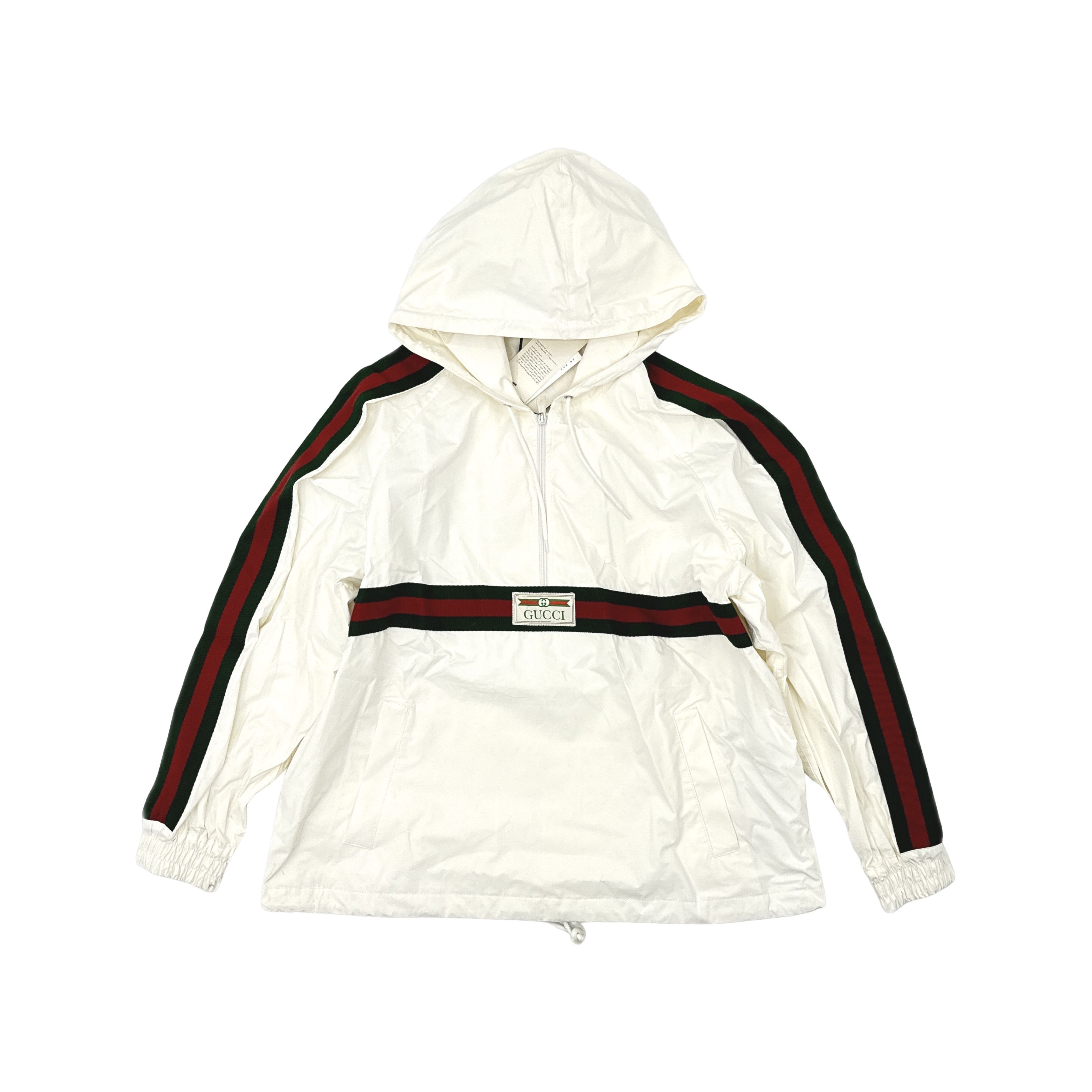Gucci Gucci Web Stripe Logo Windbreaker Size 48 Size US M / EU 48-50 / 2 - 1 Thumbnail