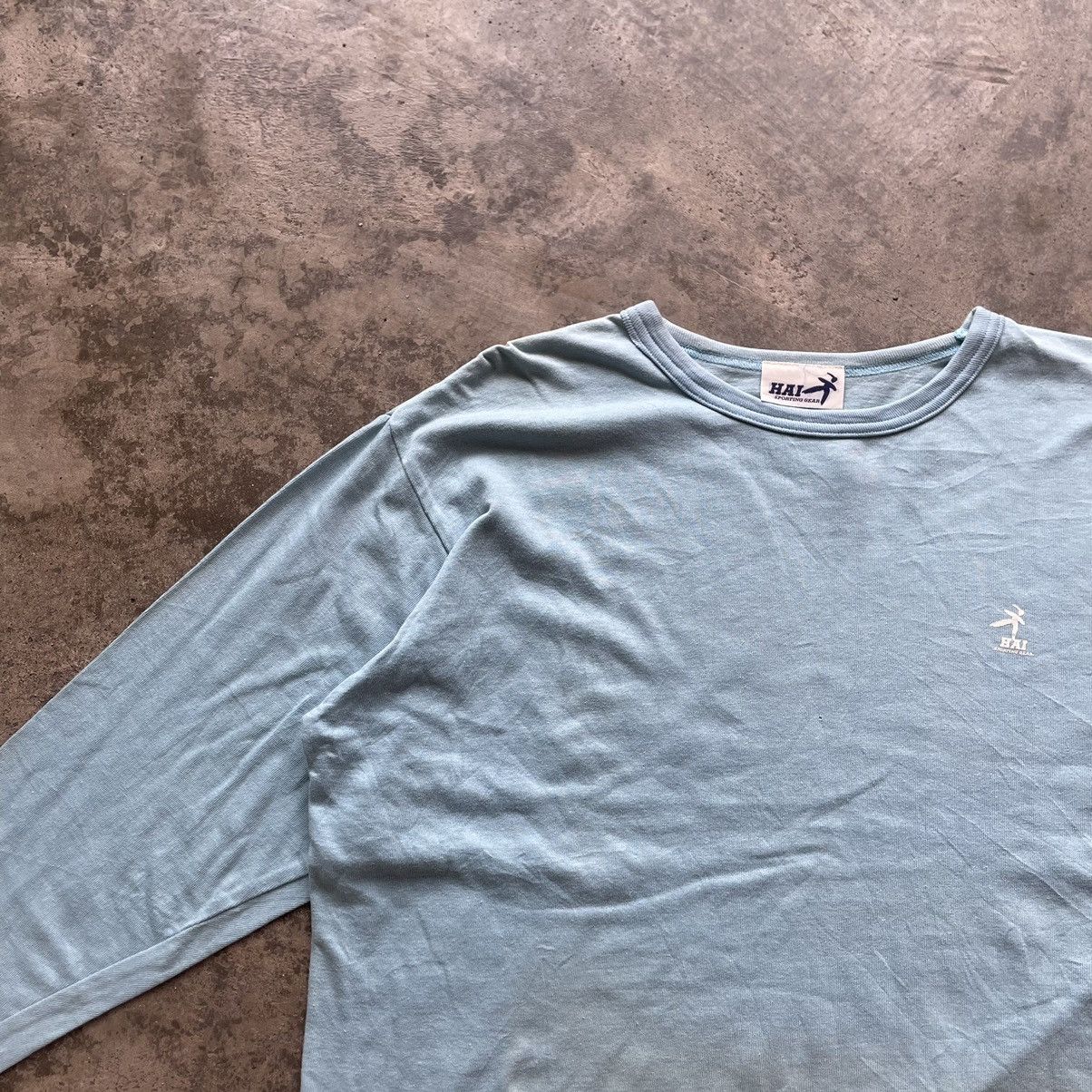 Hai Sporting Gear × Issey Miyake × Japanese Brand 🔥🔥🇯🇵Hai Sporting Gear Small Logo Longsleeves Tee Size US L / EU 52-54 / 3 - 6 Thumbnail