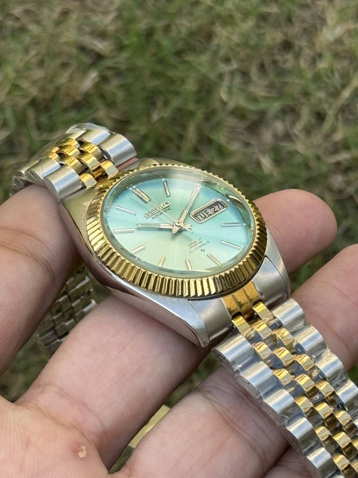 Seiko Seiko 5 DX Fluted Bezel Automatic 6309 Japanese mens Watch Size 36 - 18 Thumbnail