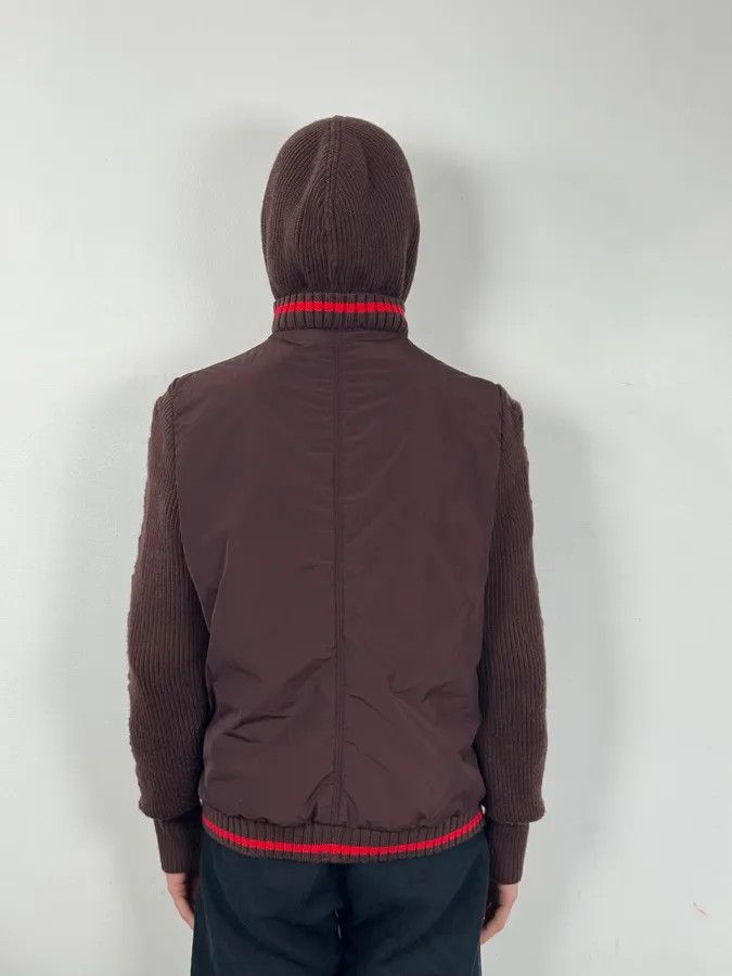 Marithe + Francois Girbaud 2000s Marithé + François Girbaud Brown Wool Zip-Up Sweater Size US M / EU 48-50 / 2 - 4 Thumbnail