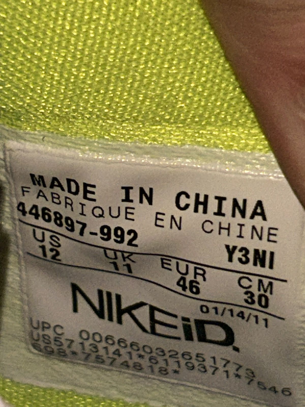 Nike Nike Zoom Kobe 6 VI iD ‘Neon Grinch’ 446897-992 12 nikeID Size US 12 / EU 45 - 11 Thumbnail