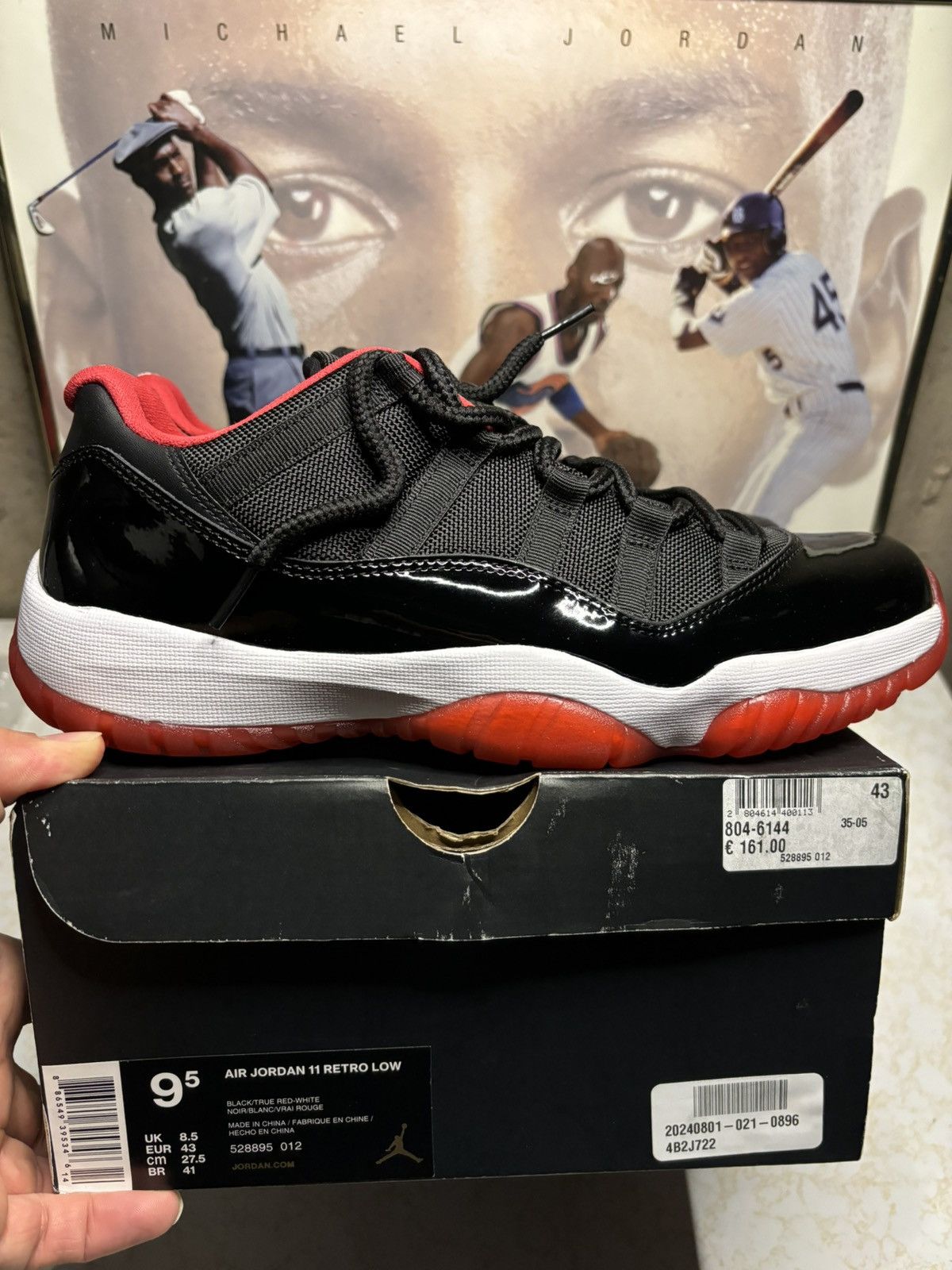 Jordan Brand Jordan Retro 11 low ‘bred” Size US 9.5 / EU 42-43 - 1 Thumbnail