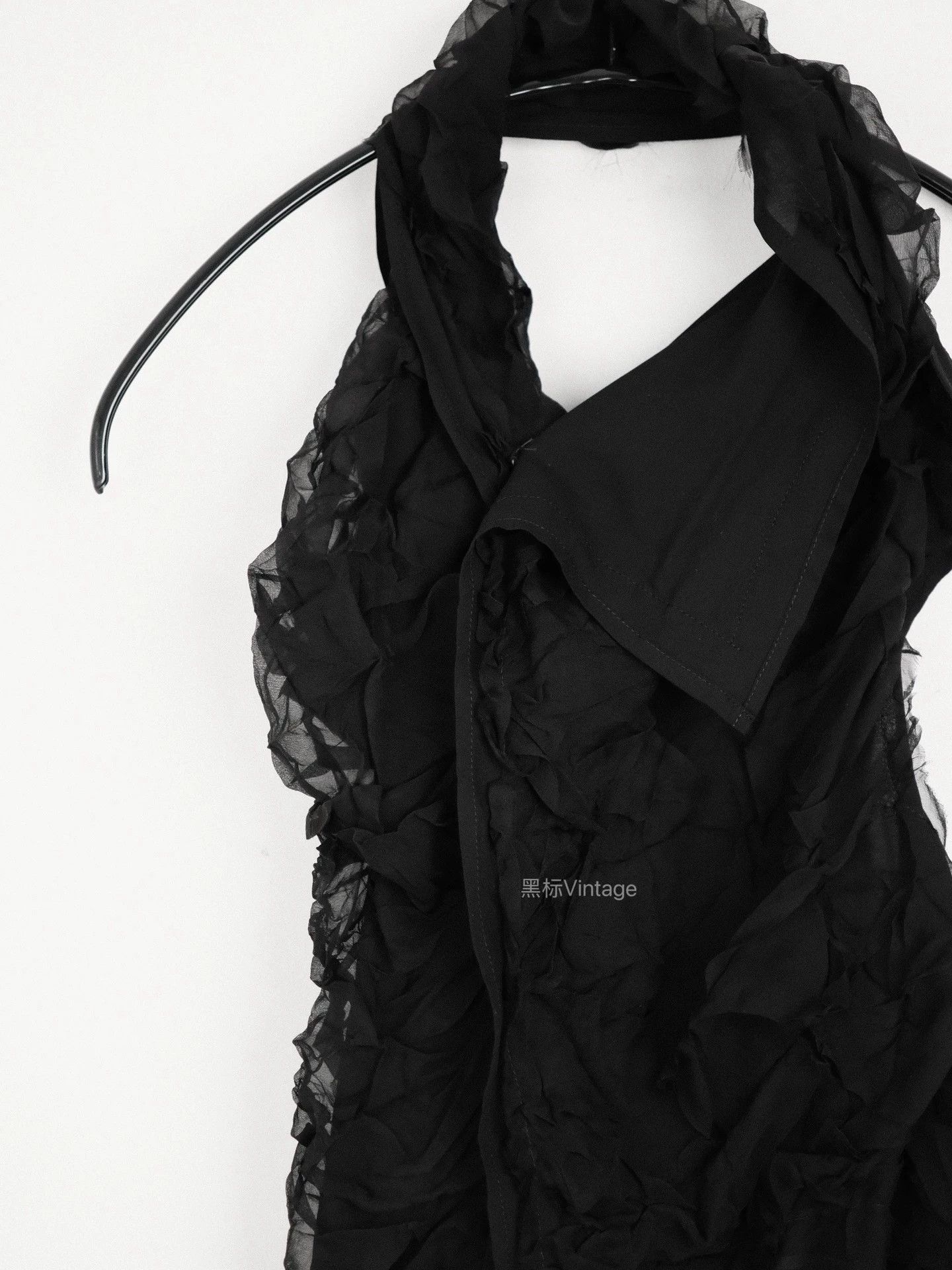Yohji Yamamoto Yohji Yamamoto 25ss Dry Leaf Butterfly Pleated Vest Size S / US 4 / IT 40 - 4 Thumbnail