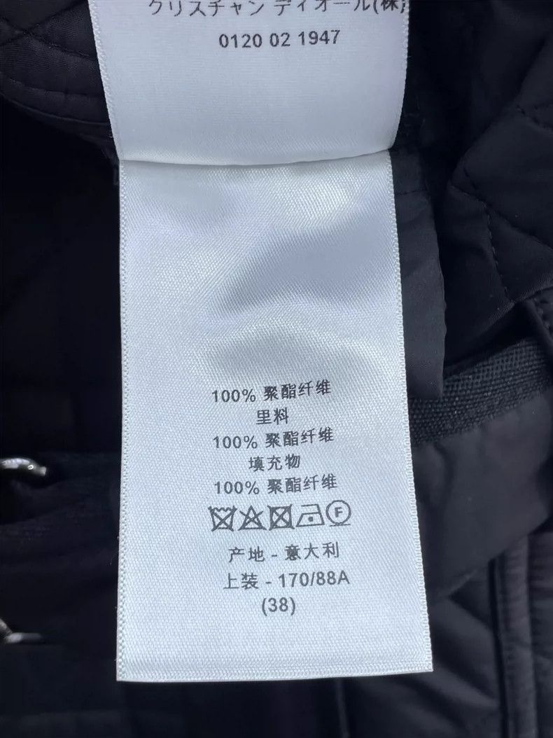 Dior Dior Black rattan checkered long cotton jacket 2504-Nextarr Size XS / US 0-2 / IT 36-38 - 8 Thumbnail