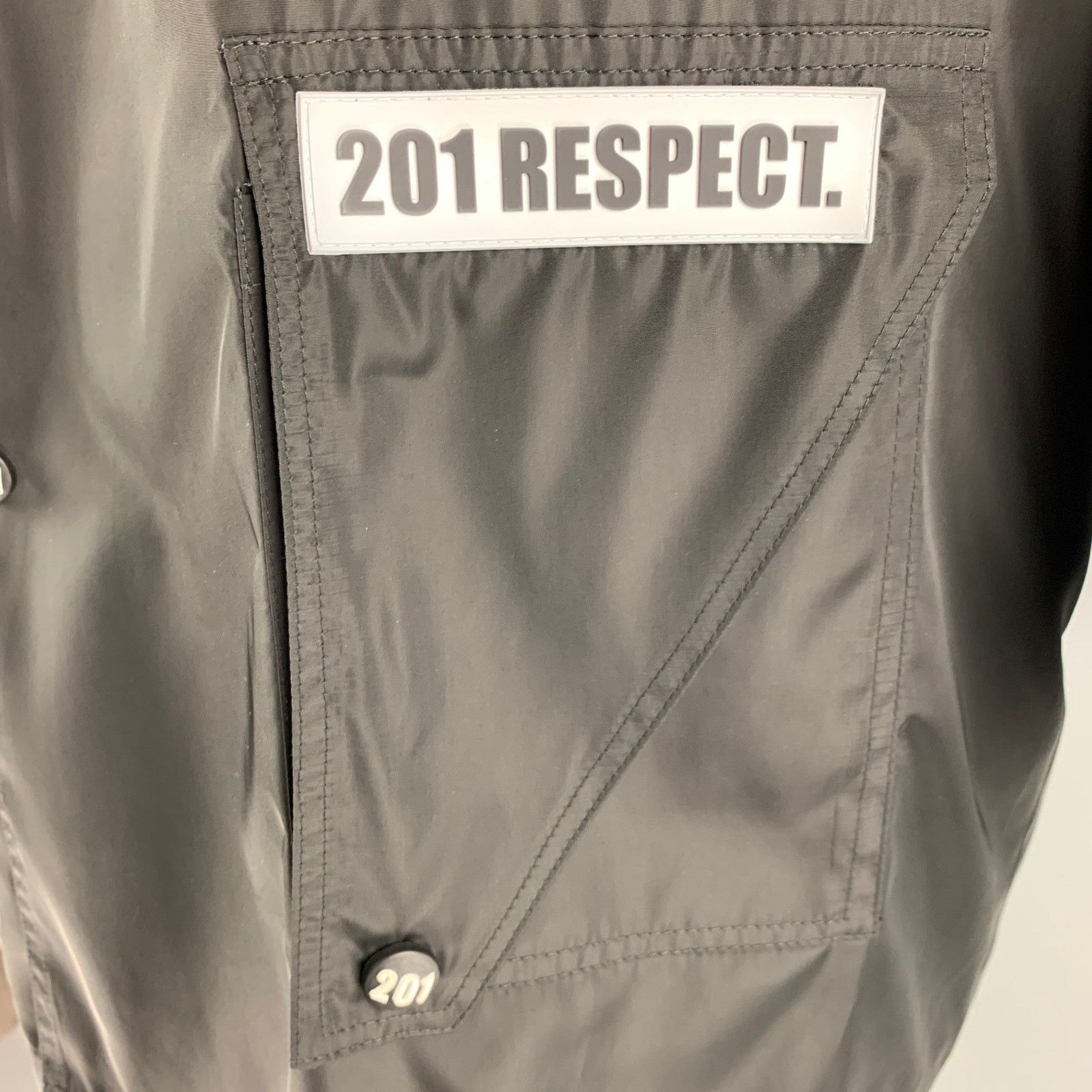 Other 201 RESPECT Size S Black Polyester Windbreaker Coat Size US S / EU 44-46 / 1 - 2 Thumbnail
