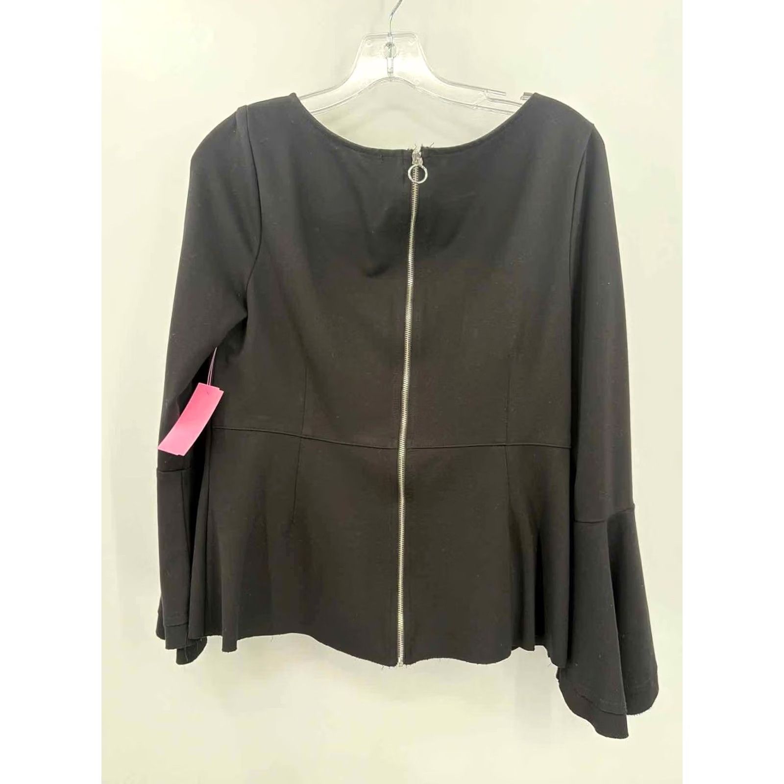 Vintage Pre-Owned Three Dots Black Size Large Long Sleeve Blouse Size L / US 10 / IT 46 - 3 Thumbnail
