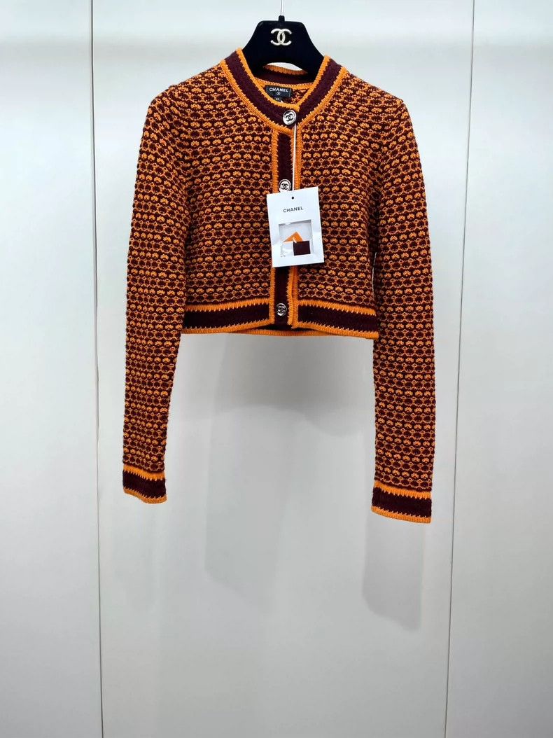 Chanel Chanel 23A Handmade Workshop Series Knitted jacquard Cashme Size XXS / US 00 / IT 34 - 1 Thumbnail