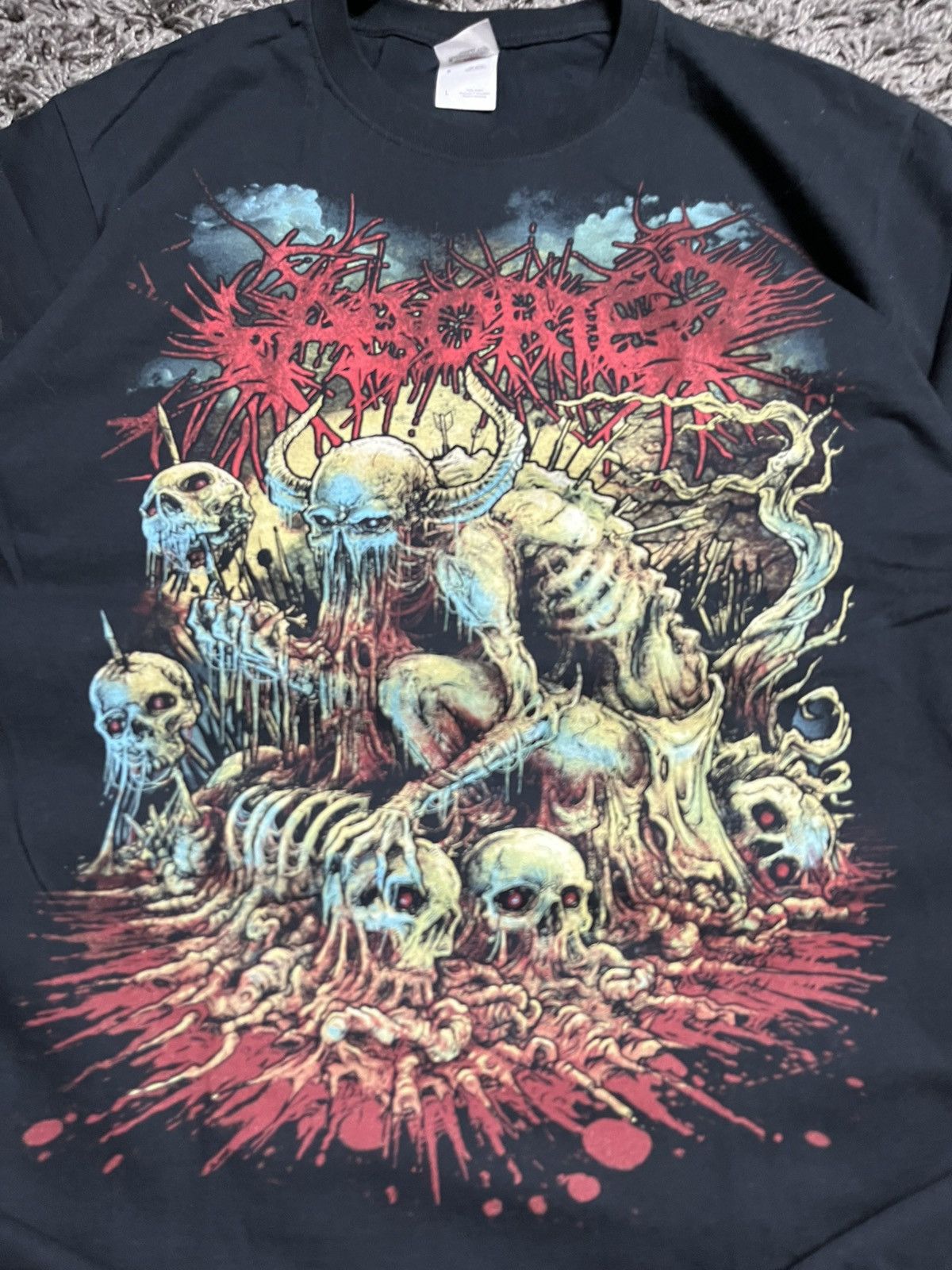 Band Tees VINTAGE 00s ABORTED ‘Godmachine’ Band Tee Size US L / EU 52-54 / 3 - 3 Thumbnail