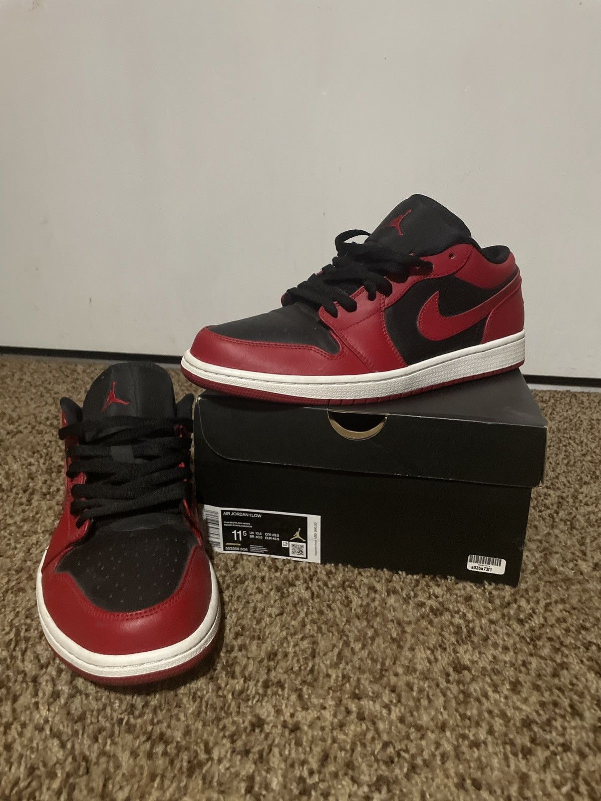 Jordan Brand × Nike Air Jordan 1 low Size US 11.5 / EU 44-45 - 5 Thumbnail