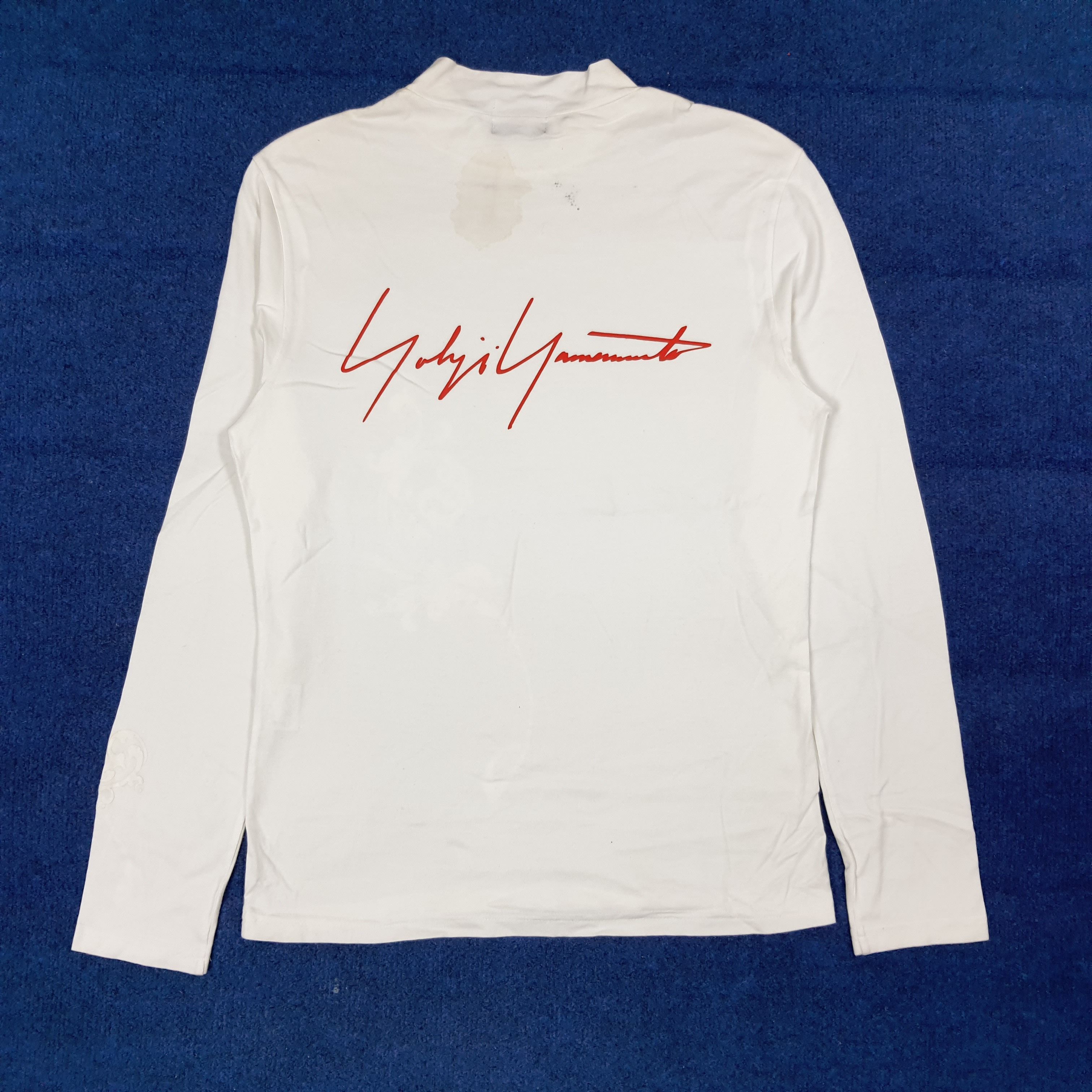 Yohji Yamamoto Vintage Yohji Yamamoto A.A.R Custom Red LogoT shirtC276N42 Size US M / EU 48-50 / 2 - 1 Thumbnail