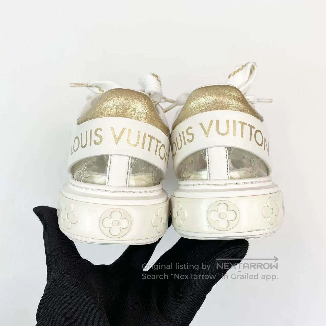 Louis Vuitton Louis Vuitton Transparent embossed logo sneakers| Size US 5.5 / IT 35.5 - 5 Thumbnail