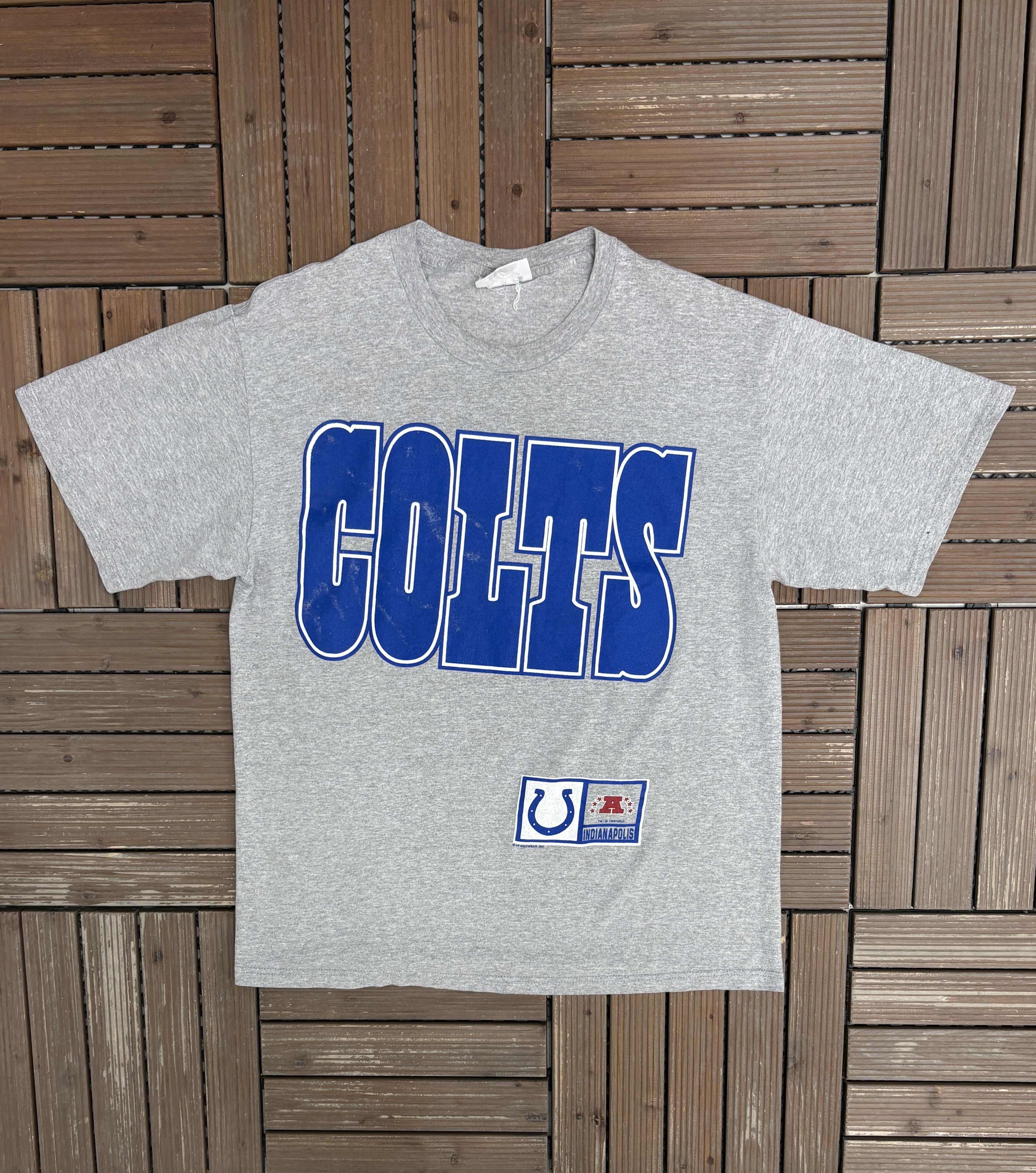 Vintage Indianapolis Colts Vintage Grey T-Shirt Tee Size US L / EU 52-54 / 3 - 1 Thumbnail