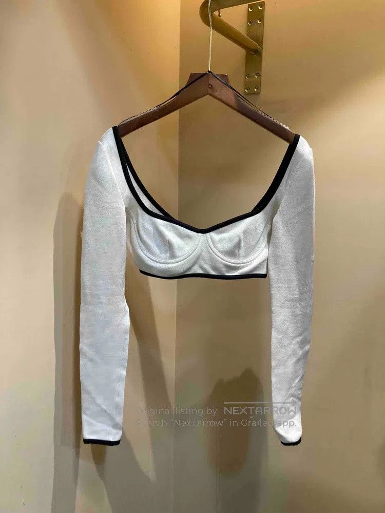 Chanel Chanel 21n black and white hooked long sleeves Size XXS / US 00 / IT 34 - 2 Thumbnail