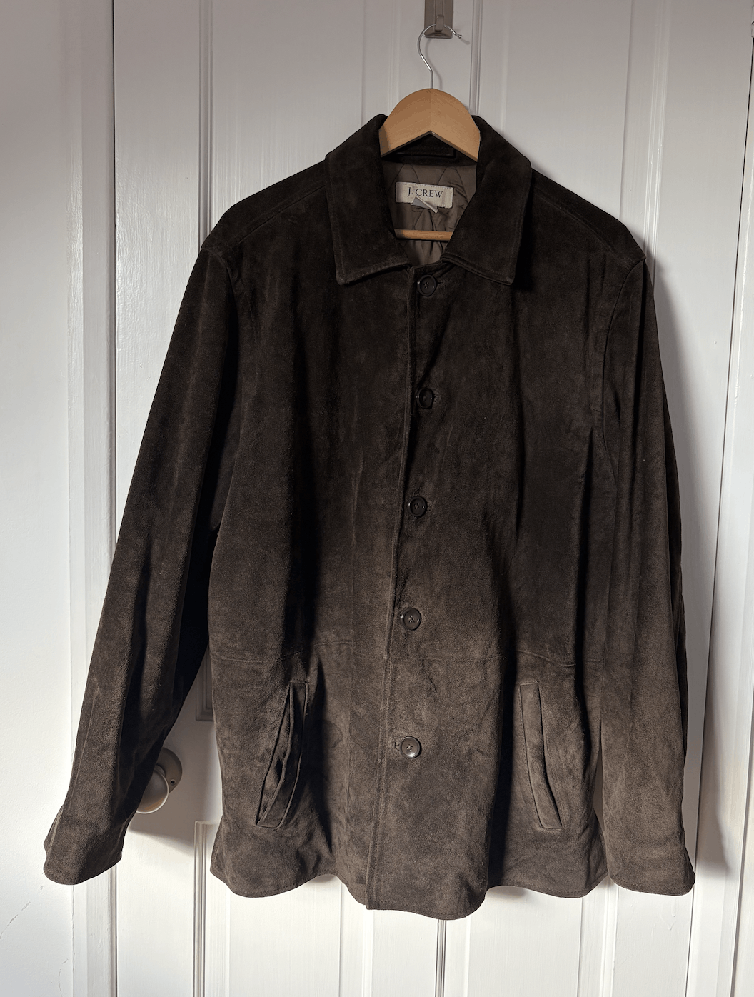 Vintage Suede Car Coat