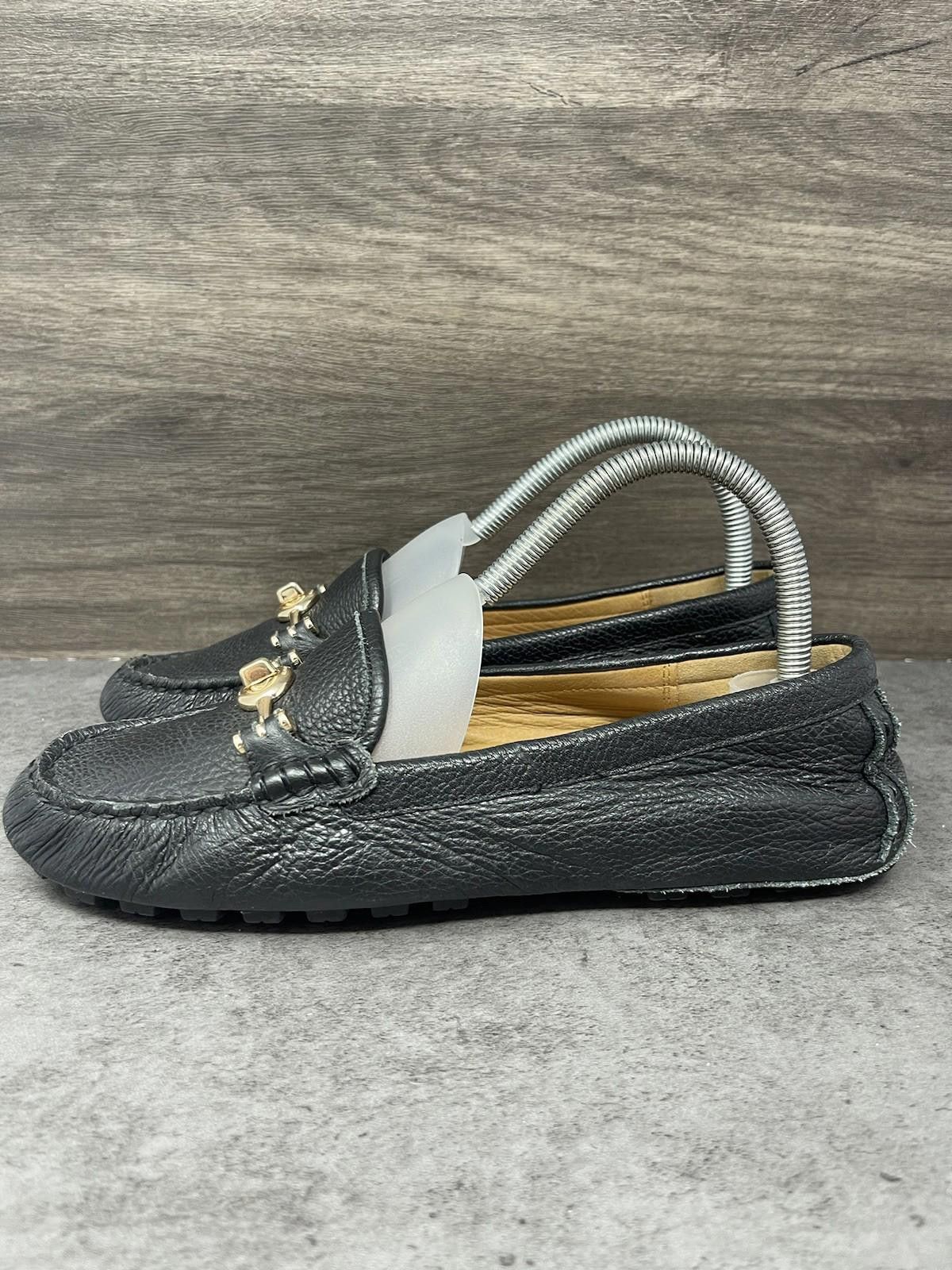 Coach Coach Shoes Womens Size 8 Arlene Driver Black Leather Size US 8 / IT 38 - 2 Thumbnail