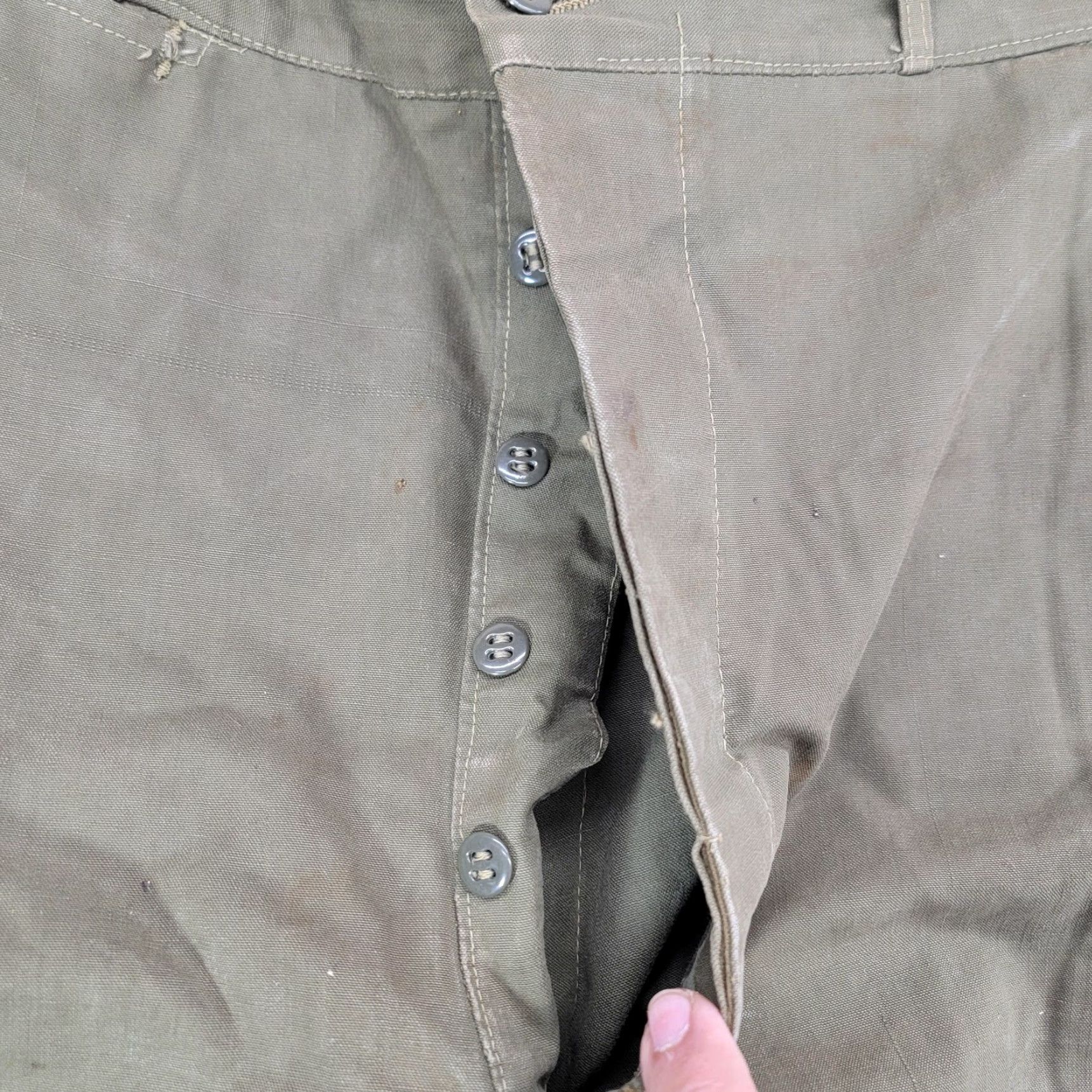 Vintage VINTAGE Red Head Brand Pants Mens Large Brown Canvas Hunting Field Cuffed Green Pockets Size US 39 - 4 Thumbnail