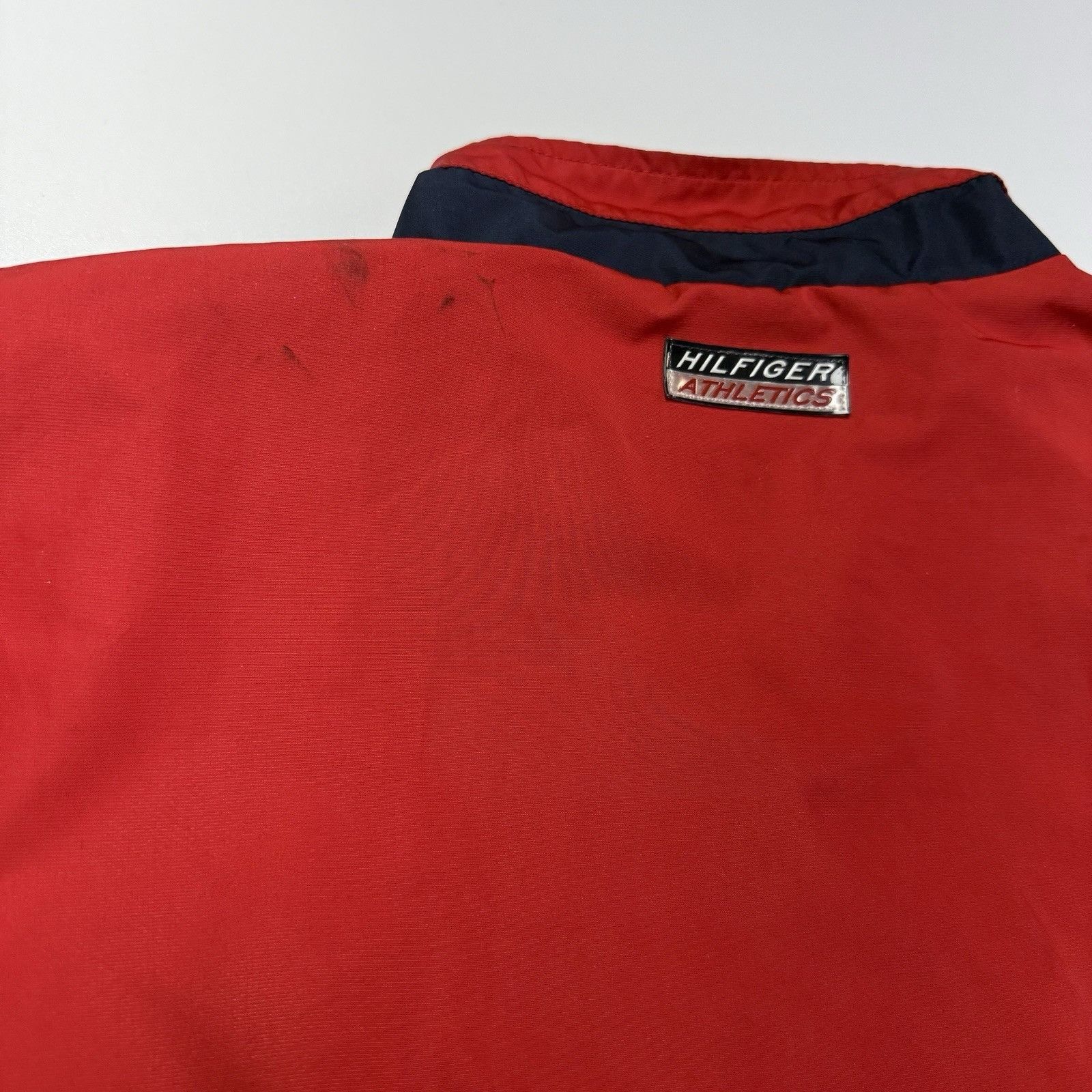 Tommy Hilfiger Vintage Hilfiger Athletic Windbreaker Jacket Mens L Red Size US L / EU 52-54 / 3 - 12 Thumbnail