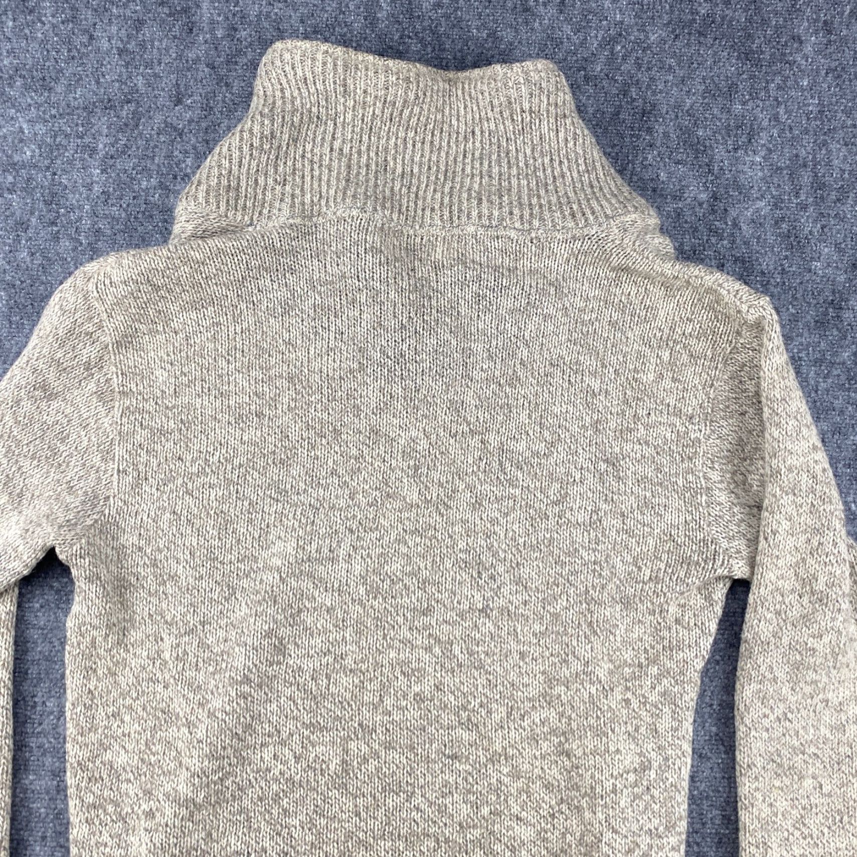Eddie Bauer VINTAGE Eddie Bauer Sweater Mens LT Gray Shawl Collar Ragg Wool Blue USA Size US L / EU 52-54 / 3 - 6 Thumbnail