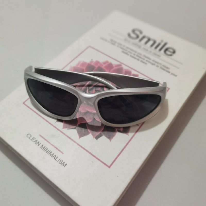 VIBE Hip-hop Street ins style custom avant-garde sunglasses Size ONE SIZE - 5 Thumbnail