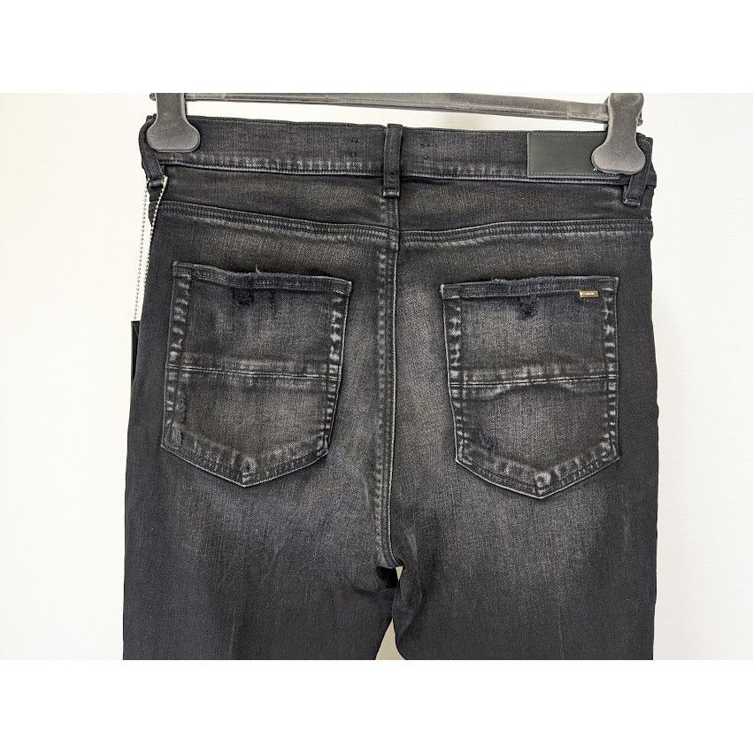 Amiri o1rshd1 Stacked Flare Jeans in Aged Black Size US 32 / EU 48 - 20 Thumbnail