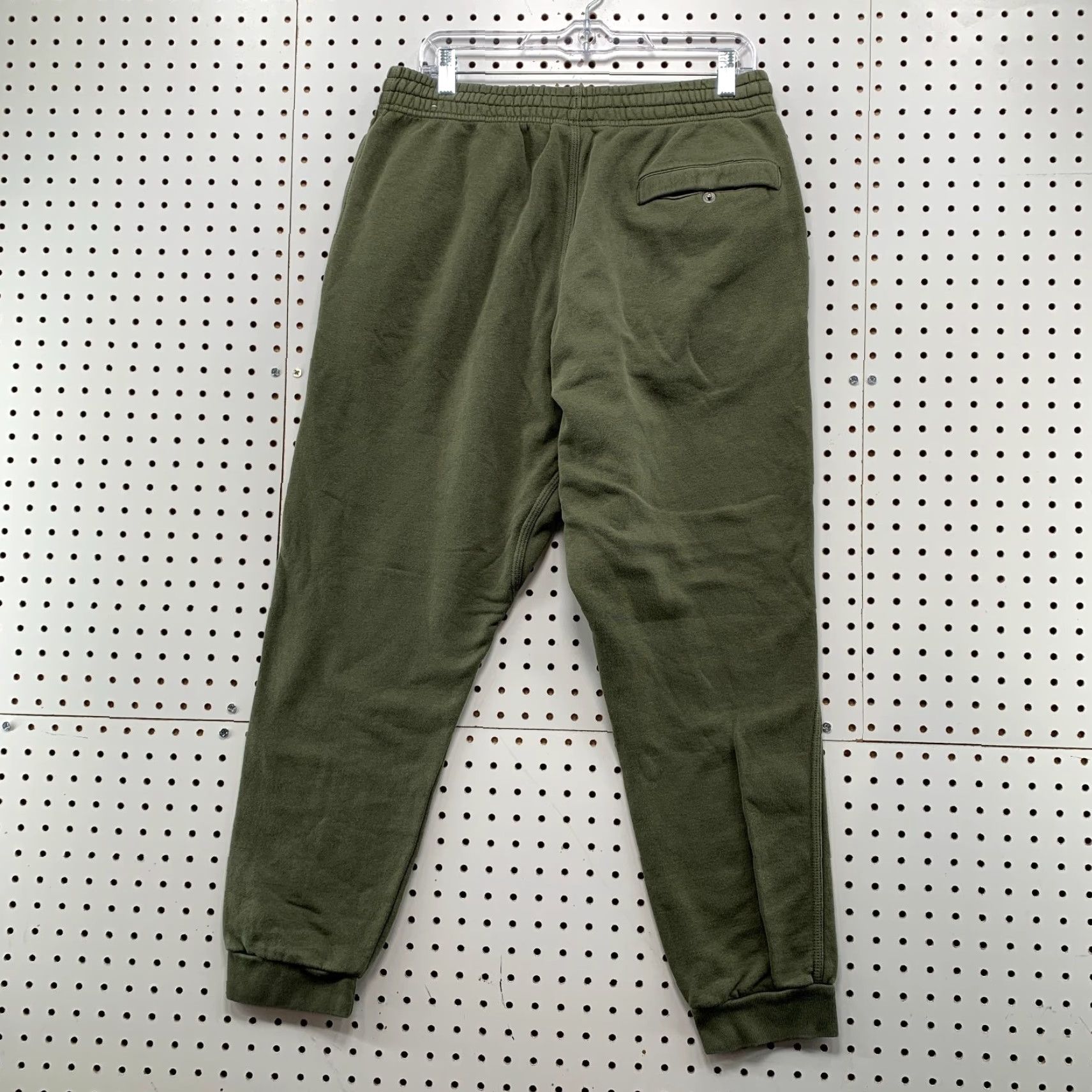 Nike VINTAGE Nike Joggers Sweatpants Mens XL Olive Green Fleece Tapered 32x28.5 Size US 36 / EU 52 - 2 Thumbnail