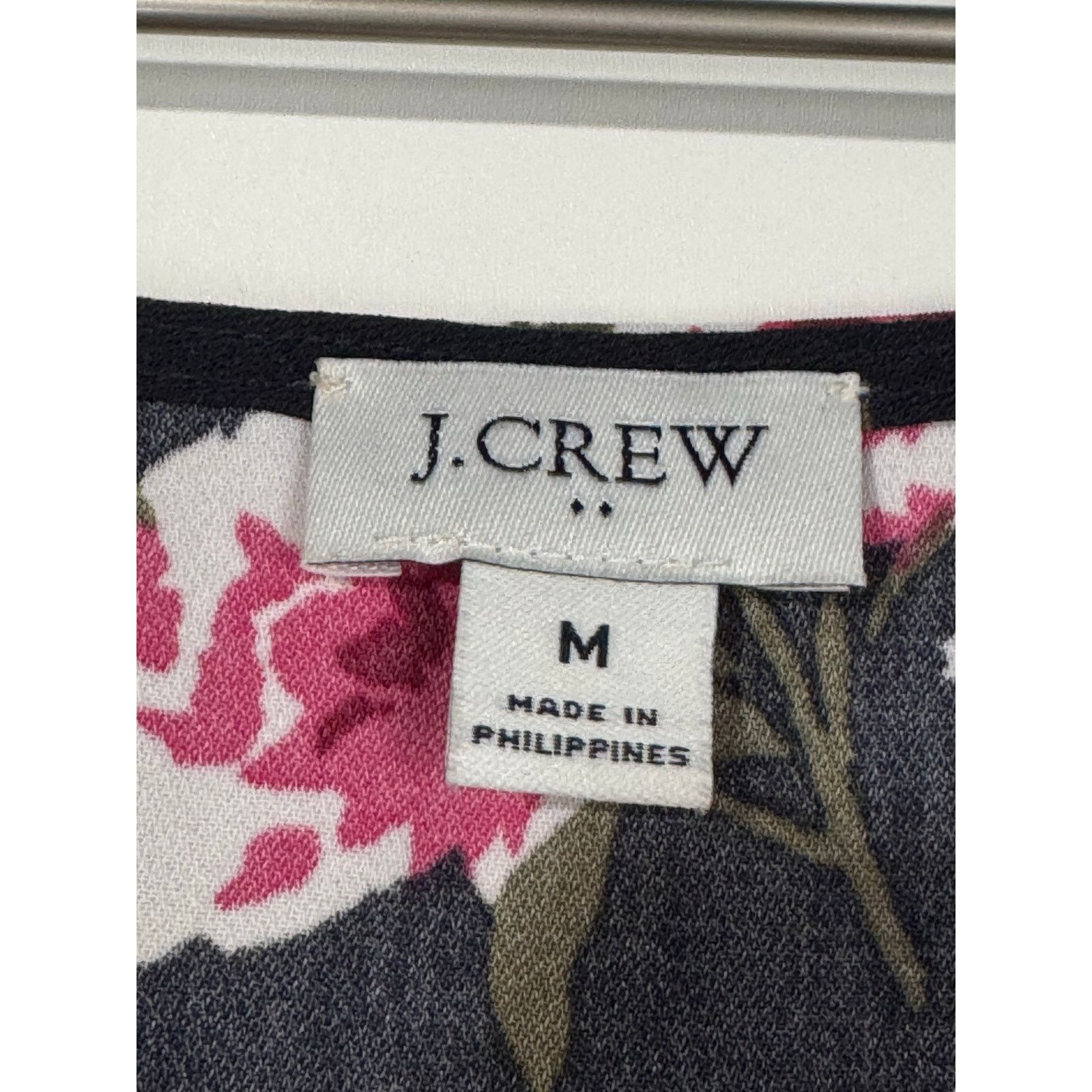 J.Crew J.Crew Floral Wrap Dress Blue Pink V-Neck Medium Size M / US 6-8 / IT 42-44 - 7 Thumbnail