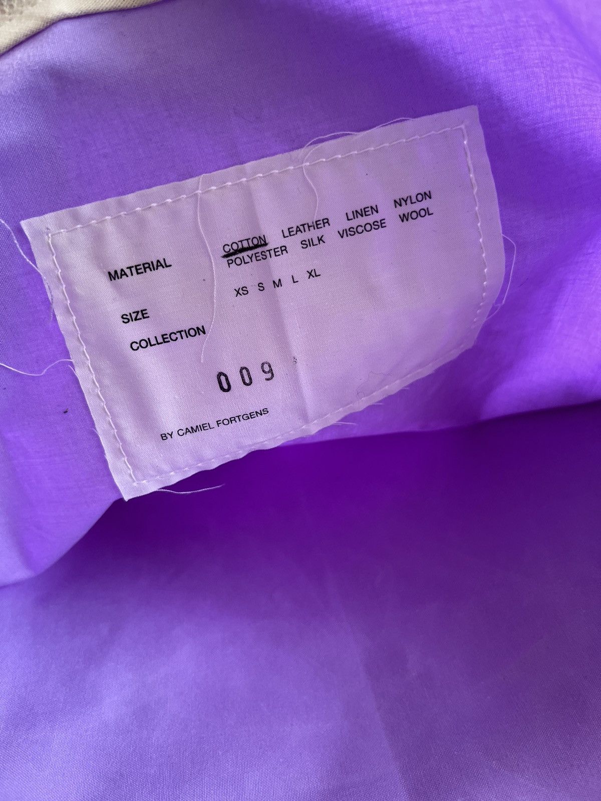 Camiel Fortgens Camiel Fortgens Waxed cotton lilac handbag Size ONE SIZE - 7 Thumbnail