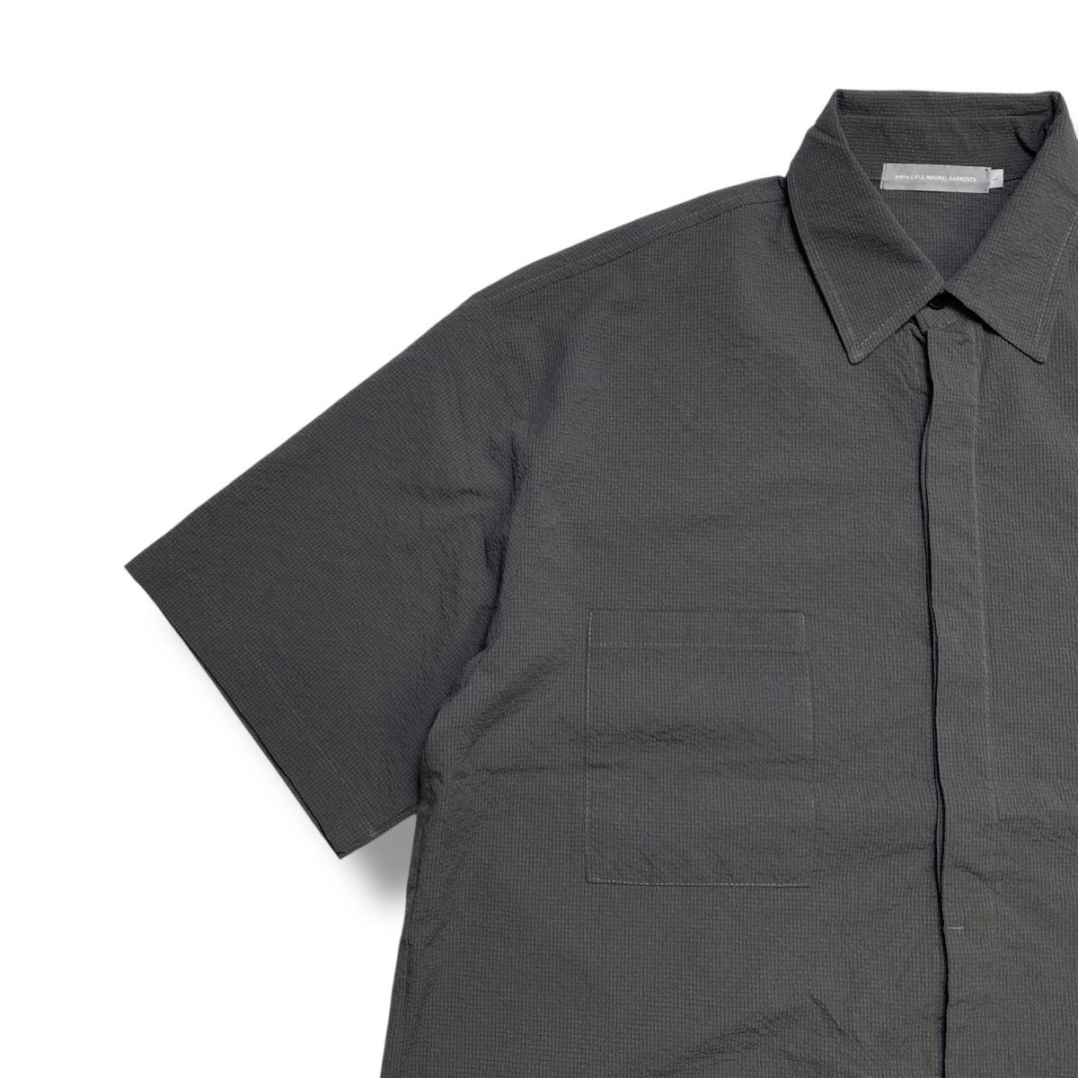 LIFUL MINIMAL GARMENTS Liful Minimal Garments Double Pocket Textured oversize shirt Size US L / EU 52-54 / 3 - 3 Thumbnail