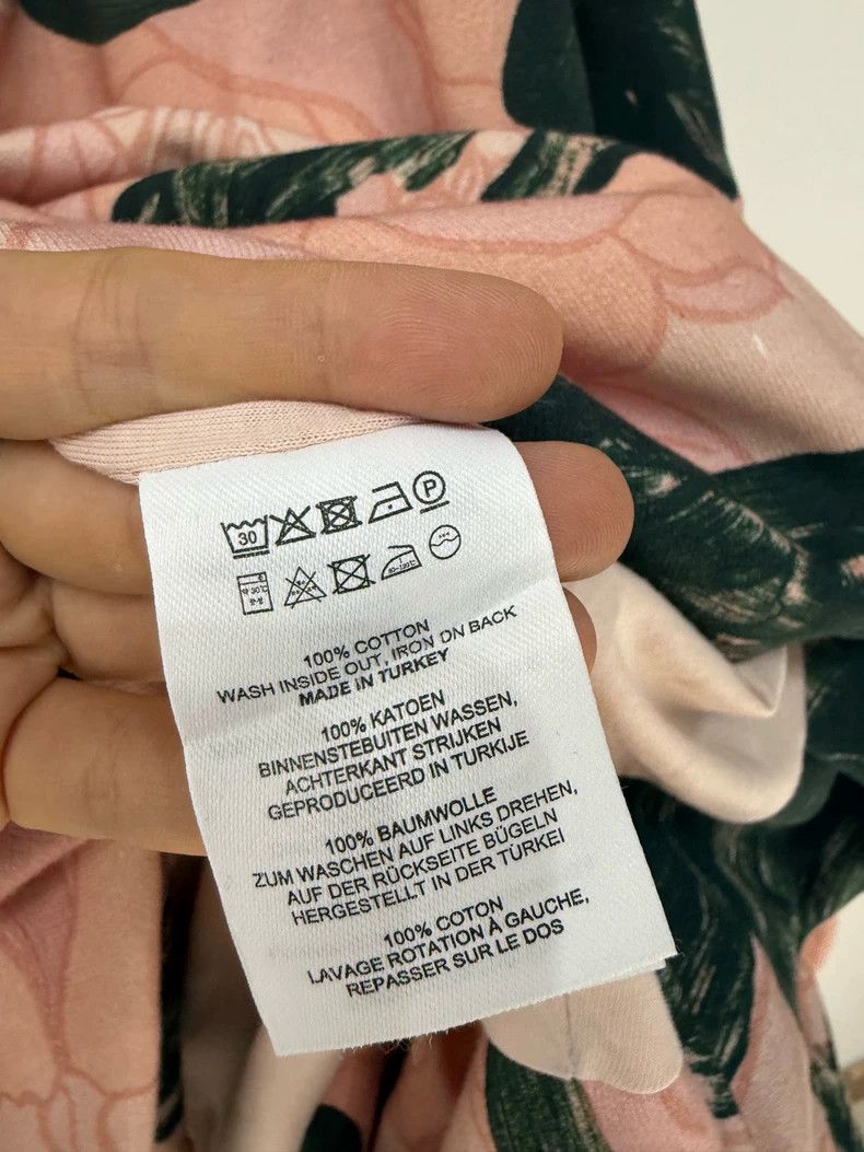 Dries Van Noten DRIES VAN NOTEN Pink ink-wash floral pleated sweatshirt Size S / US 4 / IT 40 - 4 Thumbnail