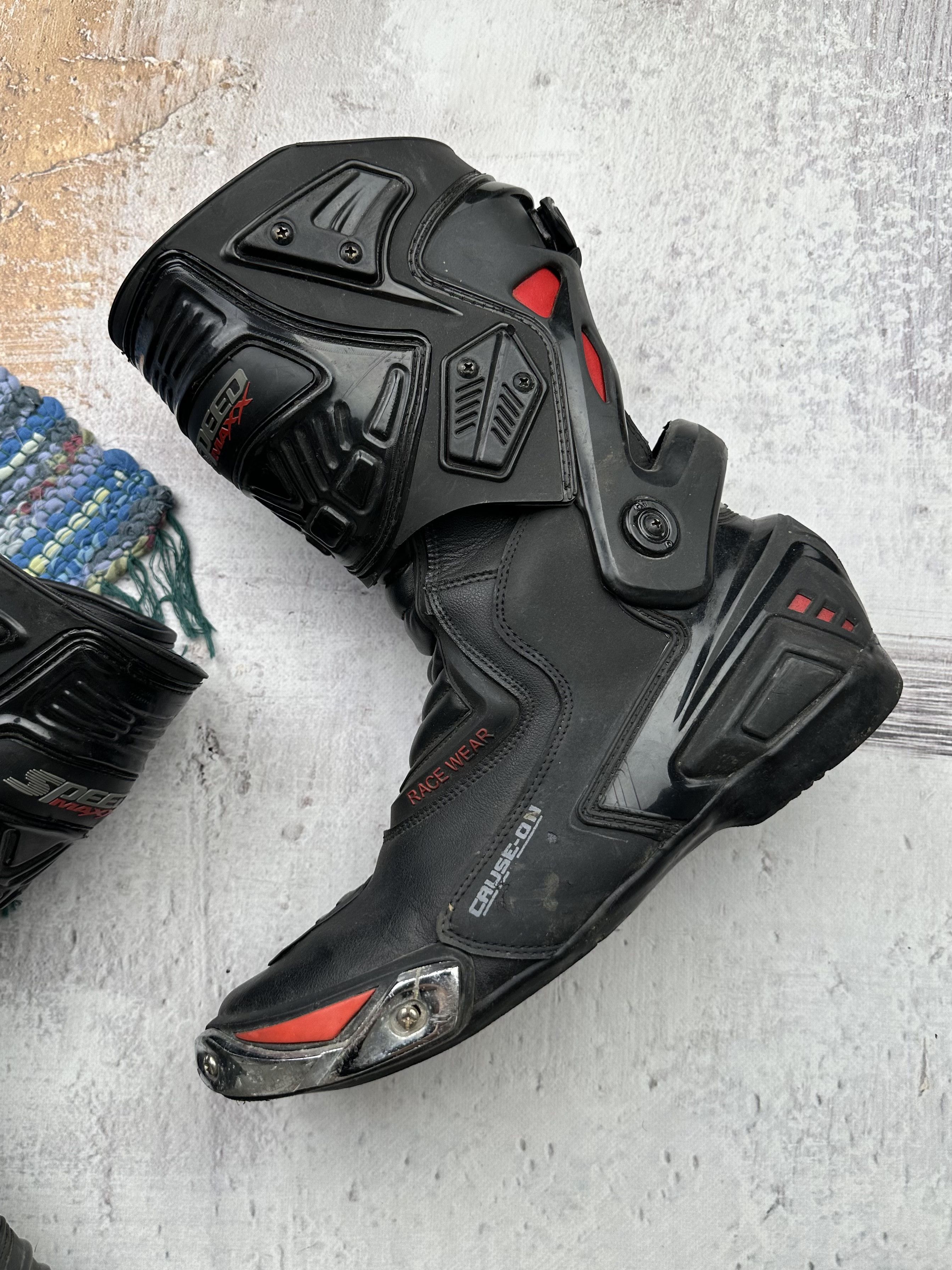 Japanese Brand Racing Moto Biker Hype Boots Size US 12 / EU 45 - 3 Thumbnail