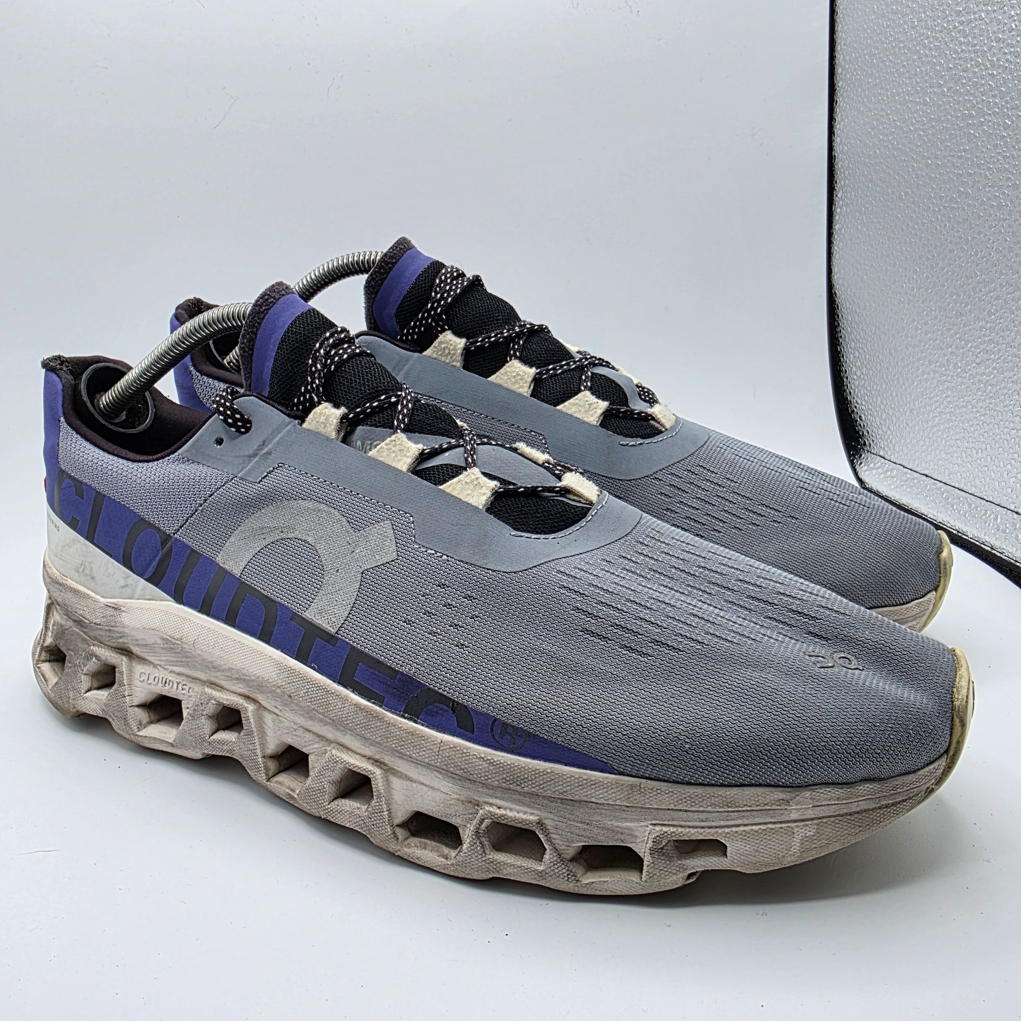 On On Cloud Cloudmonster Mens Size 12 Gray Athletic Shoes Runni Size US 12 / EU 45 - 1 Thumbnail