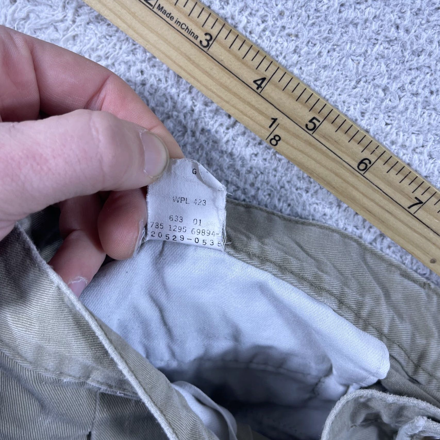 Dockers VINTAGE Dockers Pants Mens 38x30 Khaki Beige Classic Pleated Cotton Size US 37 - 3 Thumbnail
