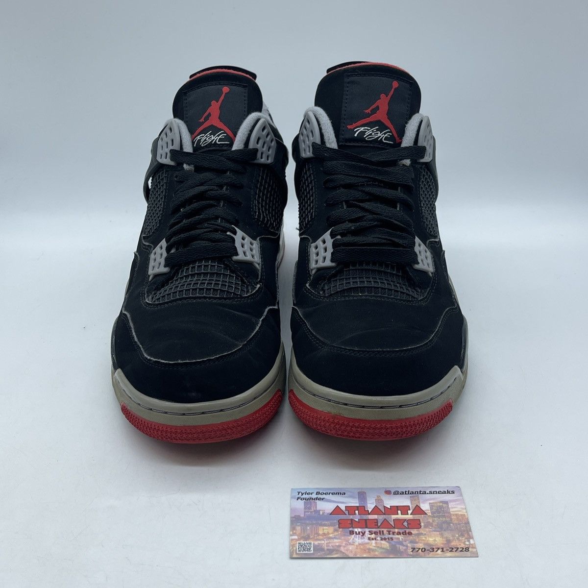 Jordan Brand Air Jordan 4 bred Size US 12 / EU 45 - 2 Thumbnail